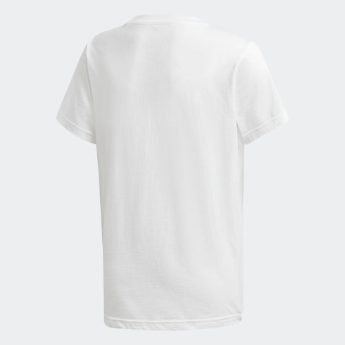 Boys & Girls White Trefoil Cotton T-shirt