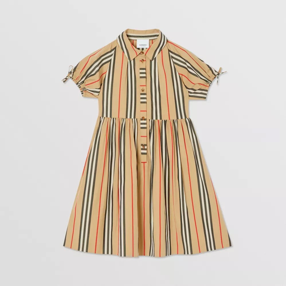 Girls Archive Beige Cotton Dress