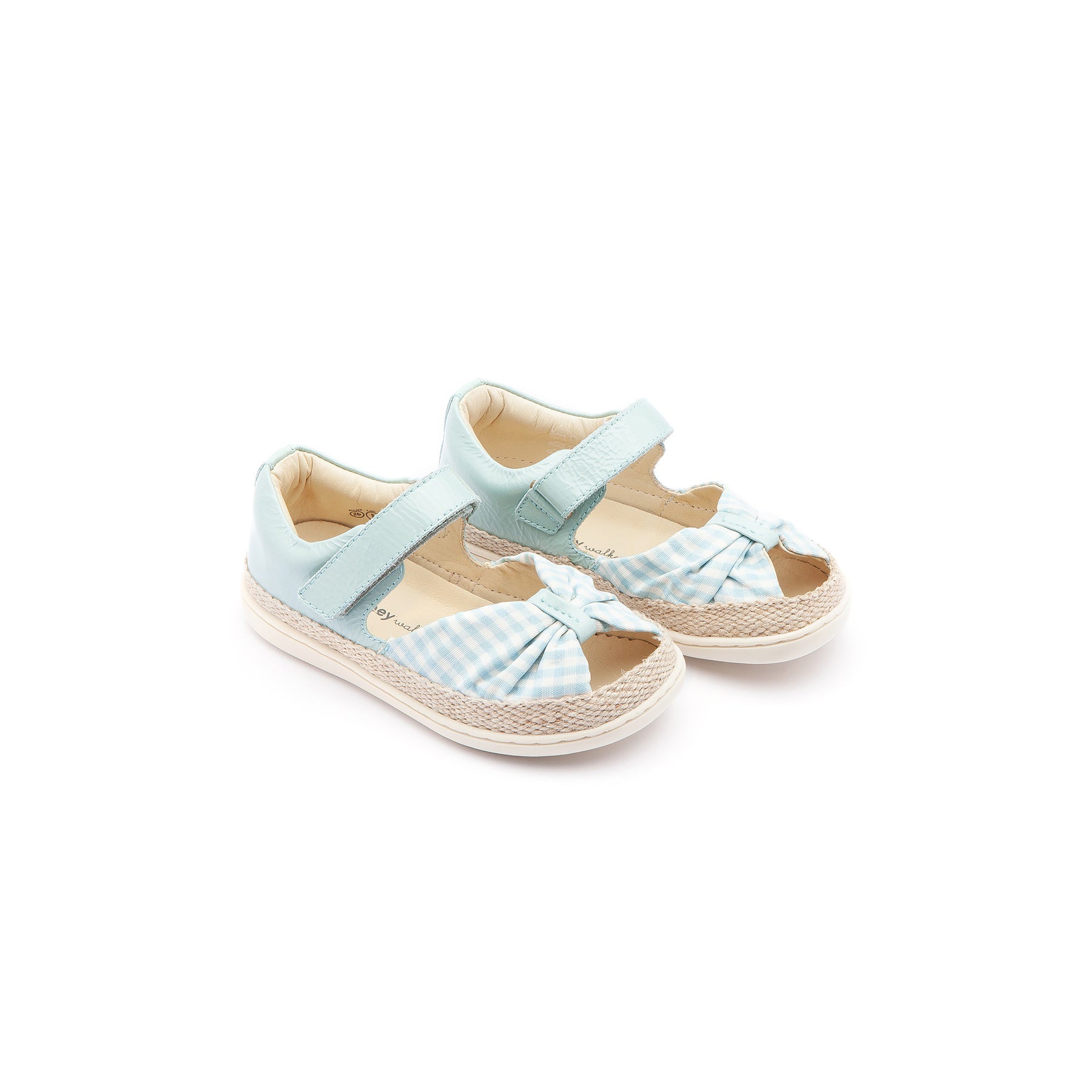 Baby Girls Cyan Canvas Sandals
