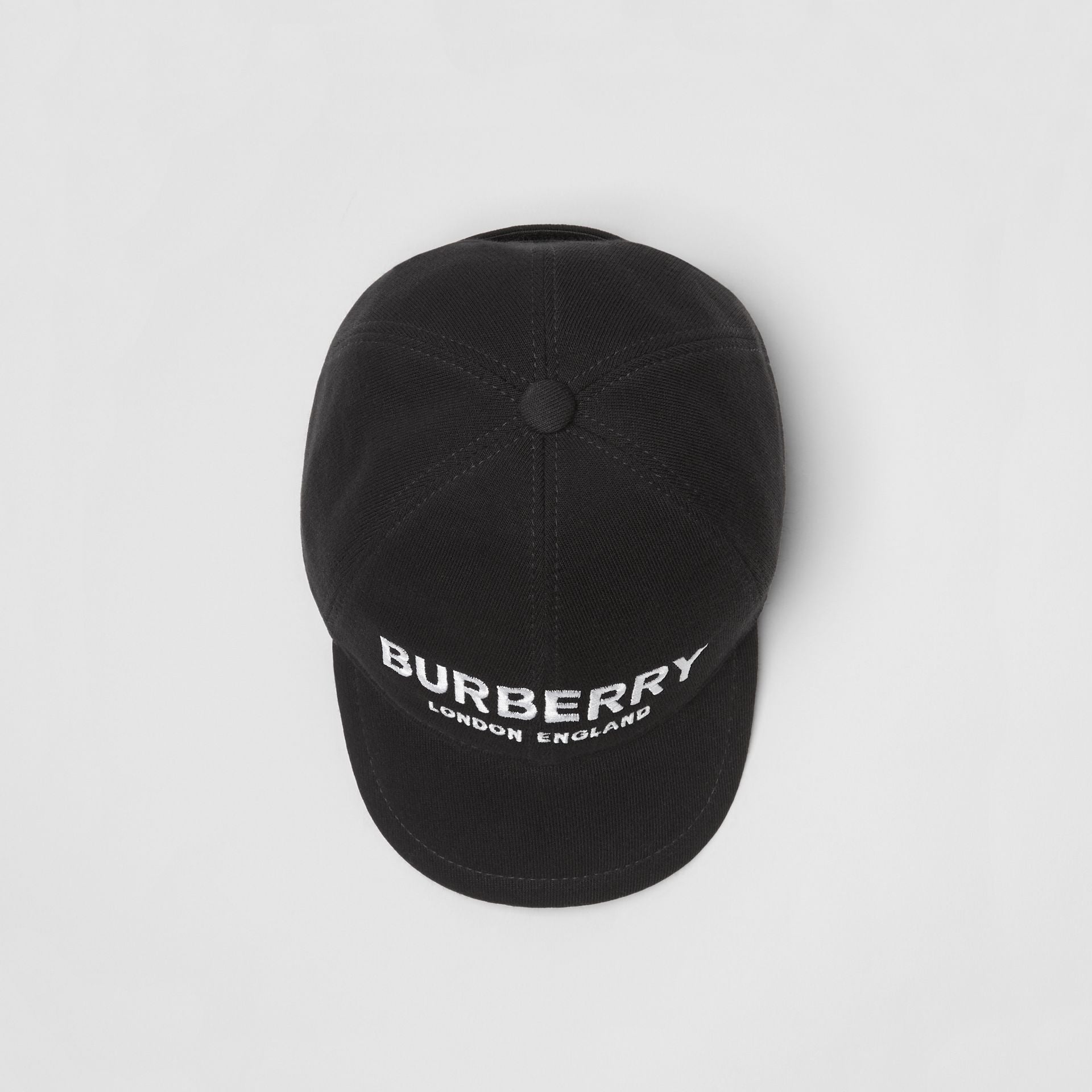 Boys & Girls Black Logo Cotton Hat