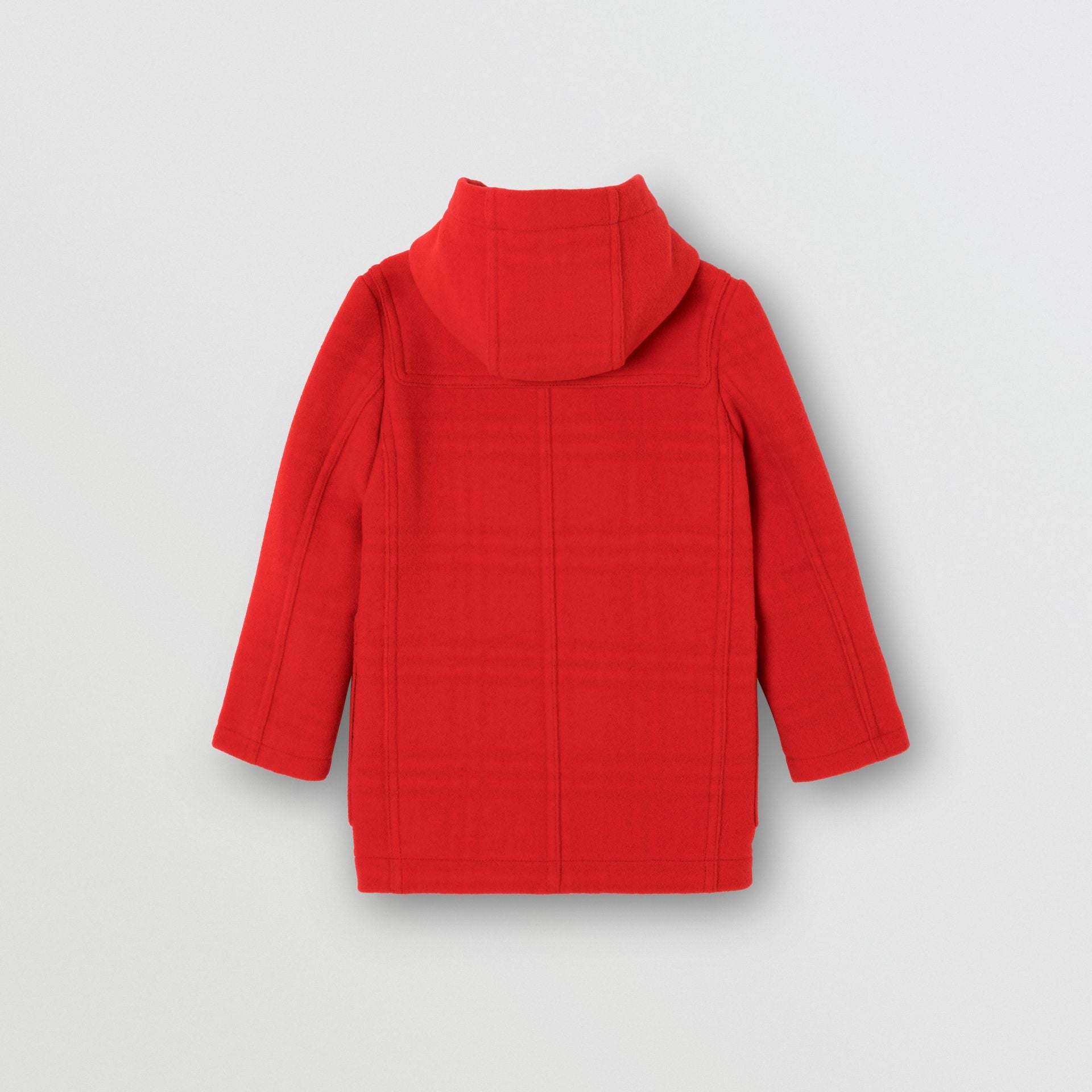 Girls Bright Red Wool Coat