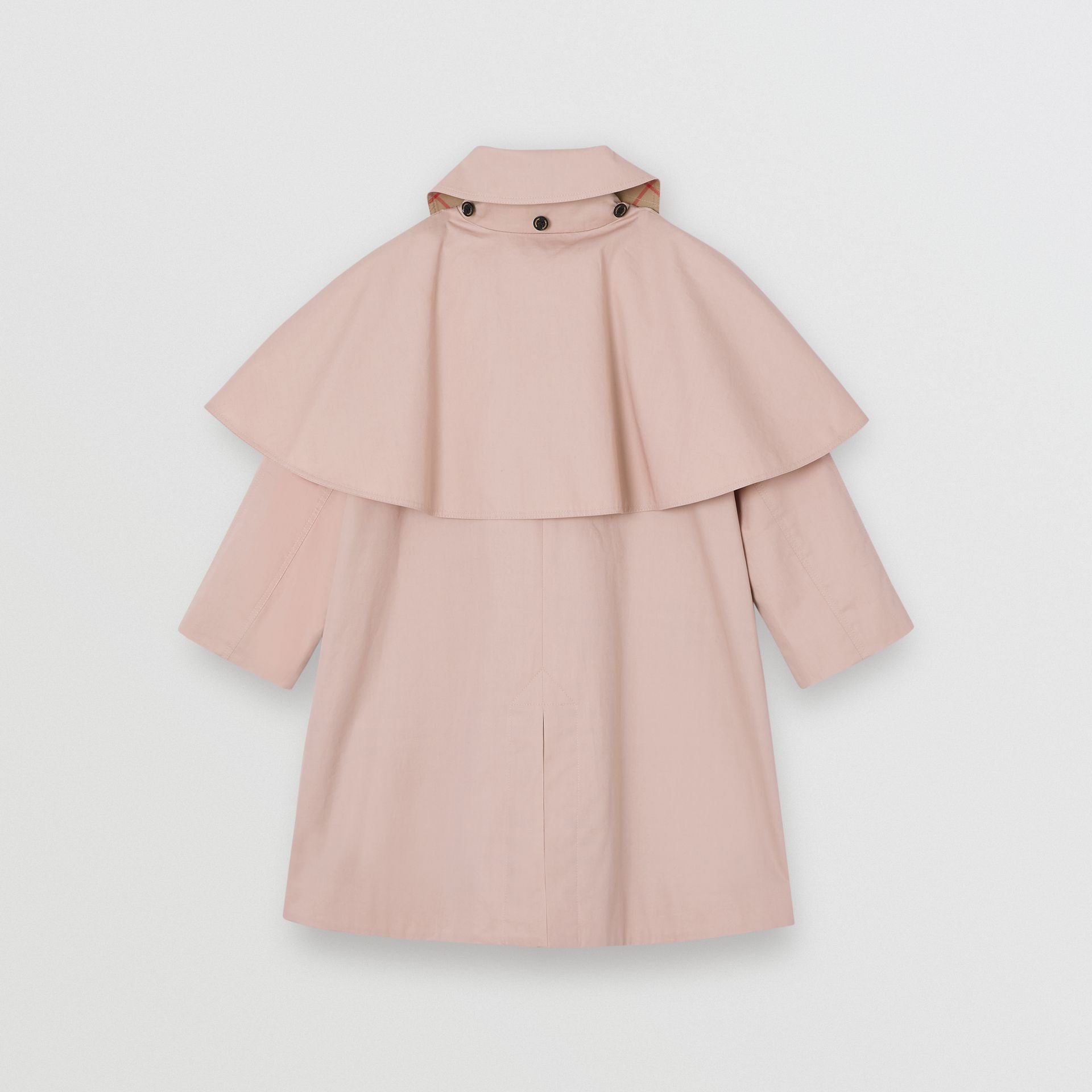 Girls Light Pink Cotton Coat