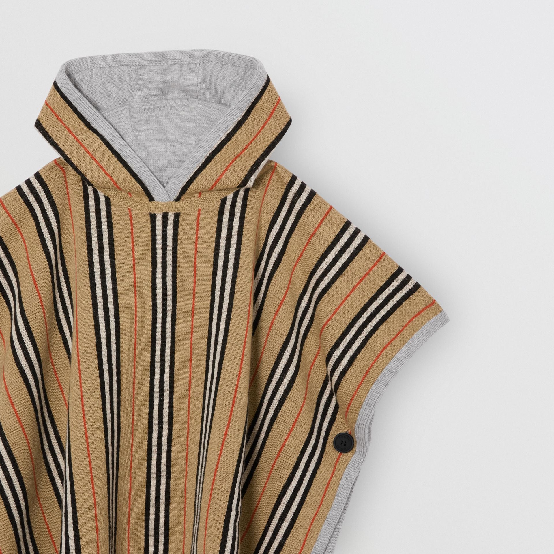 Girls Archive Beige & Grey Wool Jacket
