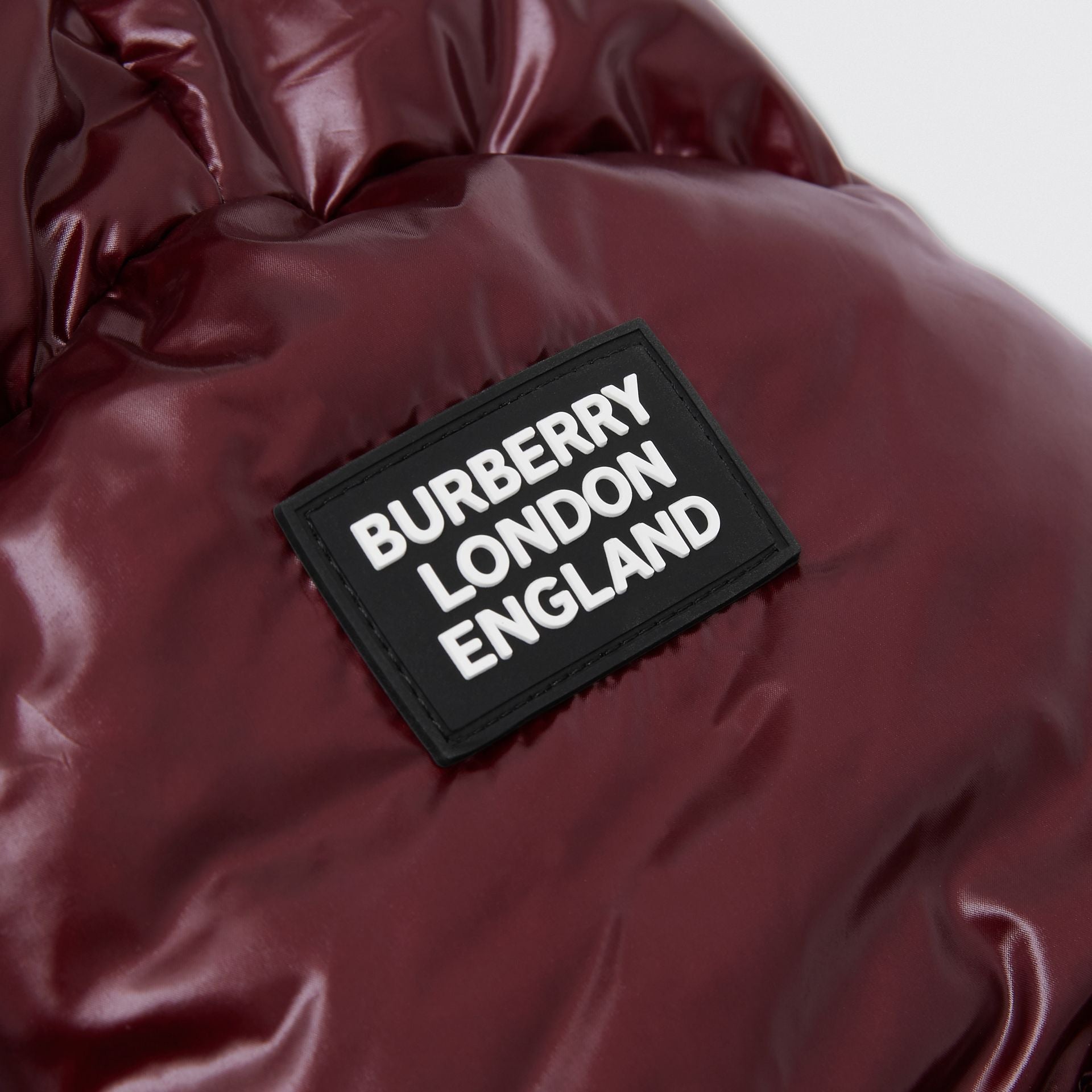Girls Wine Red Padded Down Jacket