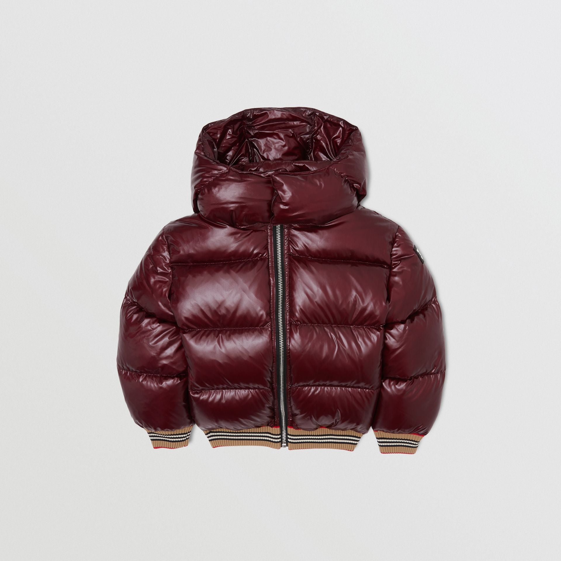 Girls Wine Red Padded Down Jacket