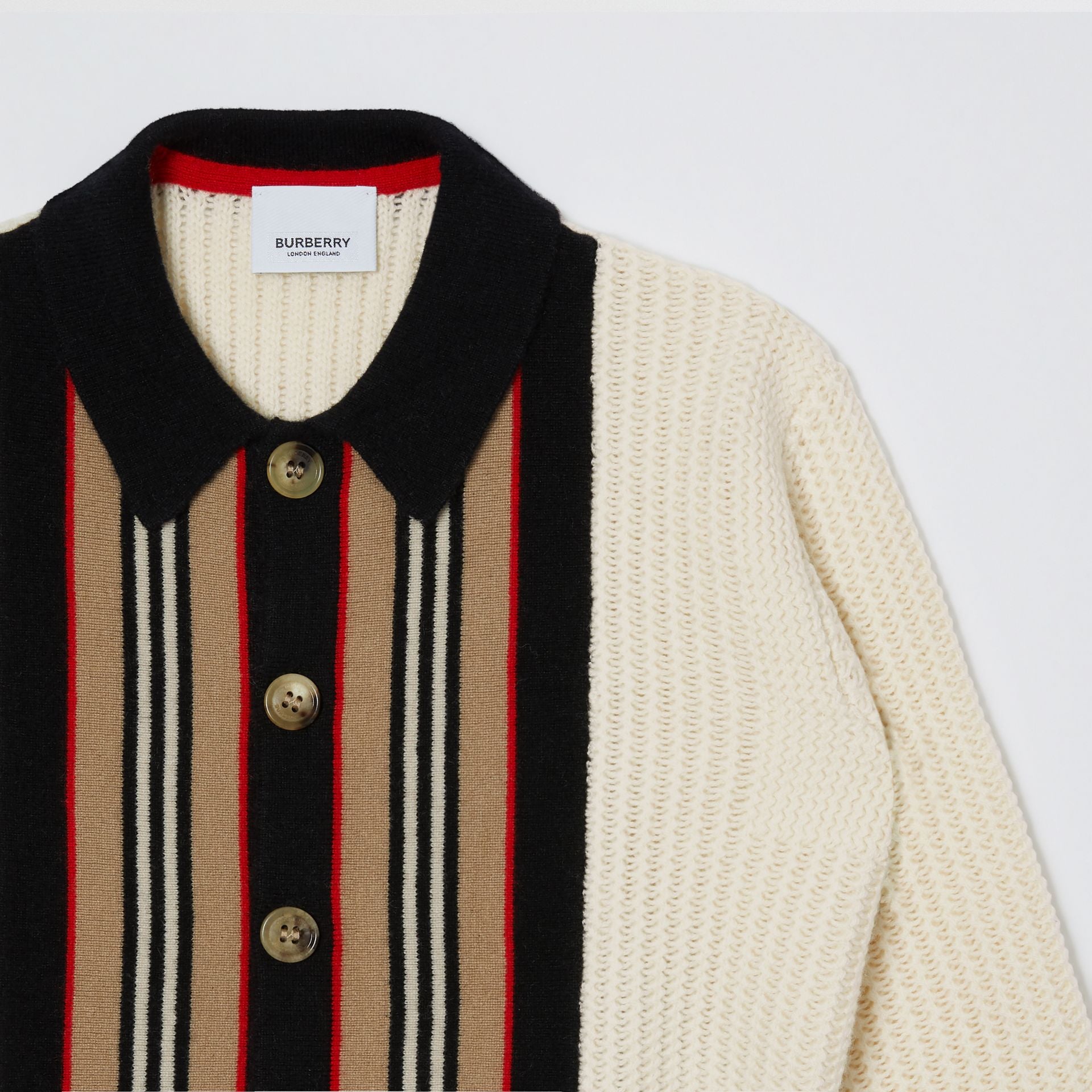 Girls White Wool Cardigan