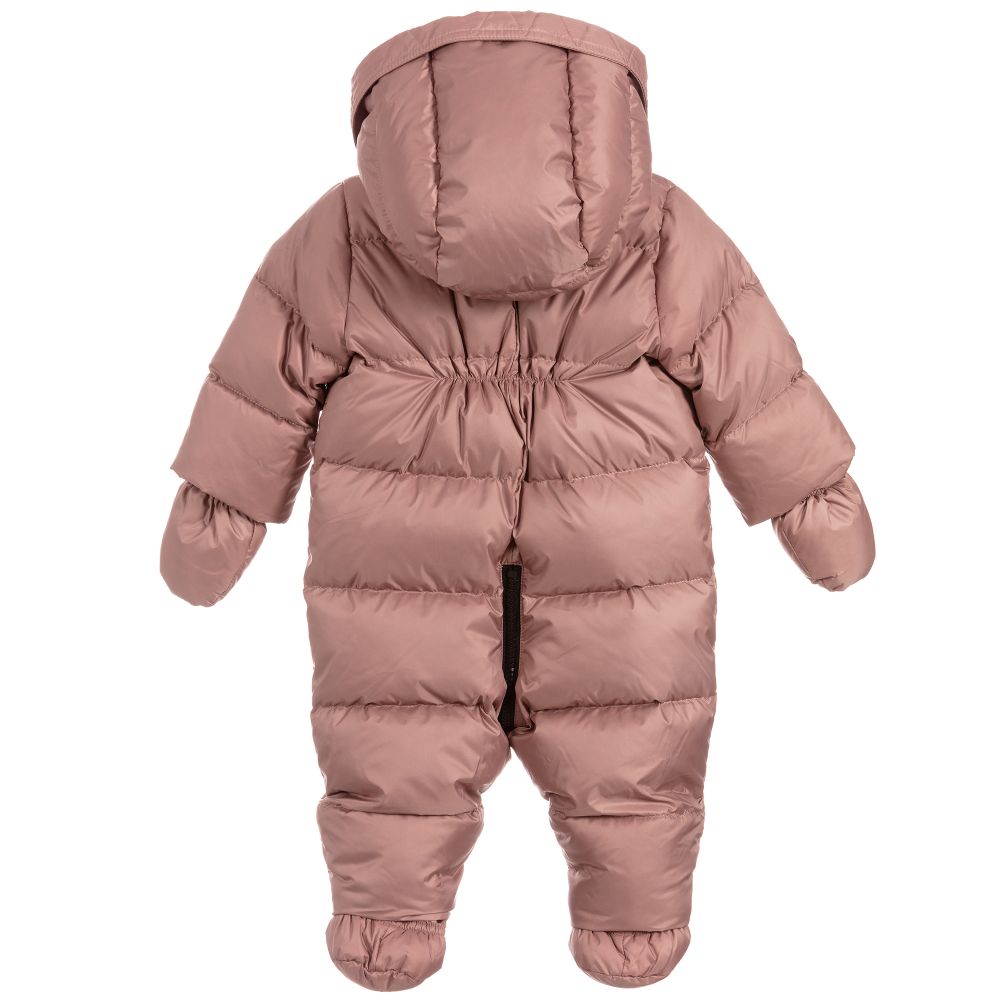 Baby Girls Pink Snowsuit