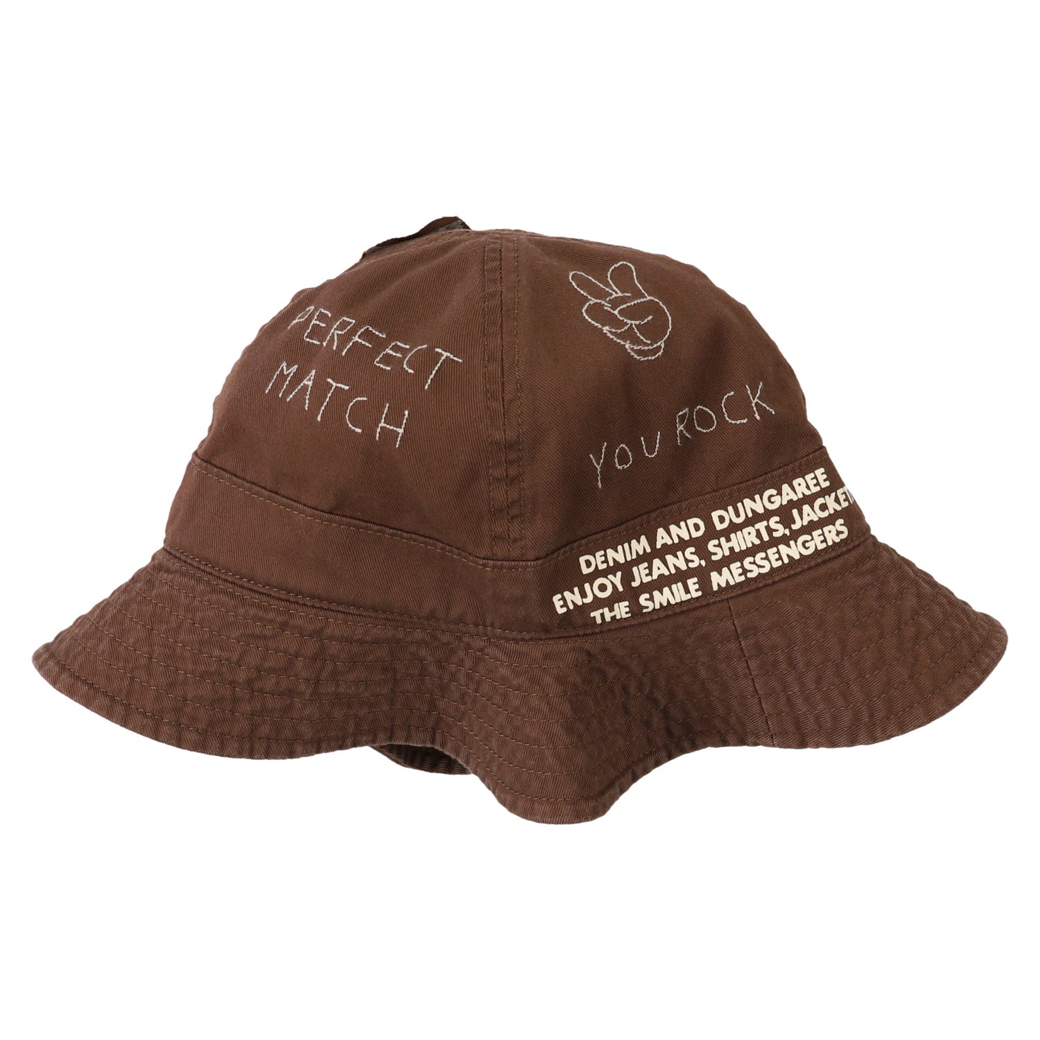 Boys & Girls Brown Bucket Hat