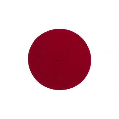 女童红色羊毛贝雷帽