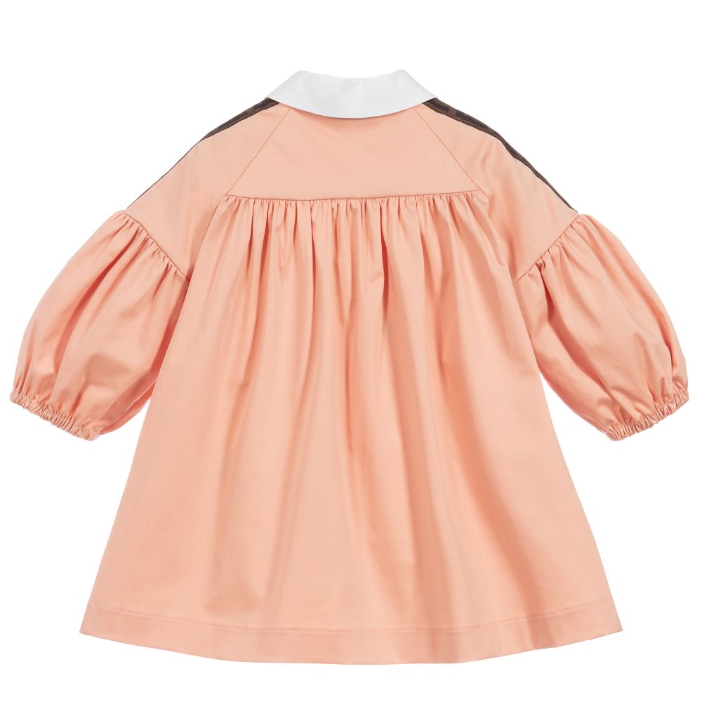 Baby Girls Pink FF Cotton Dress