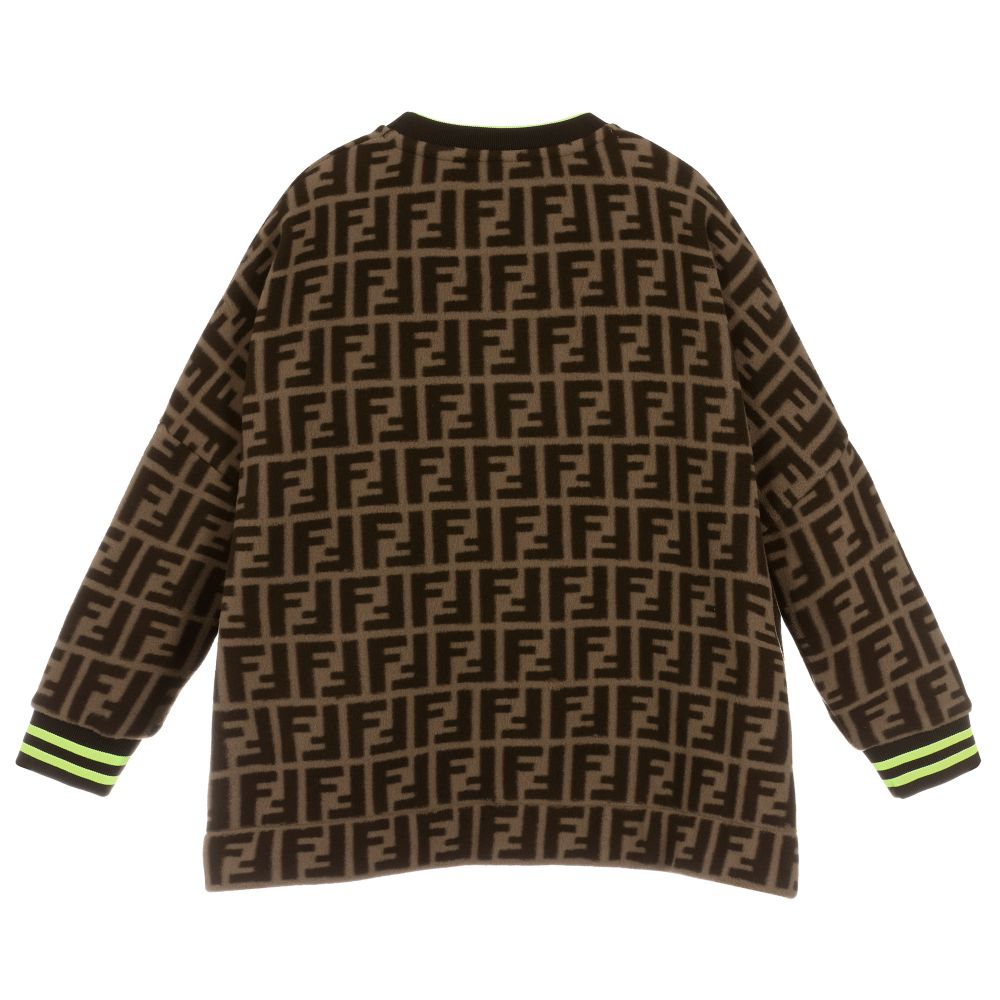 Girls Brown Logo Sweatshirt
