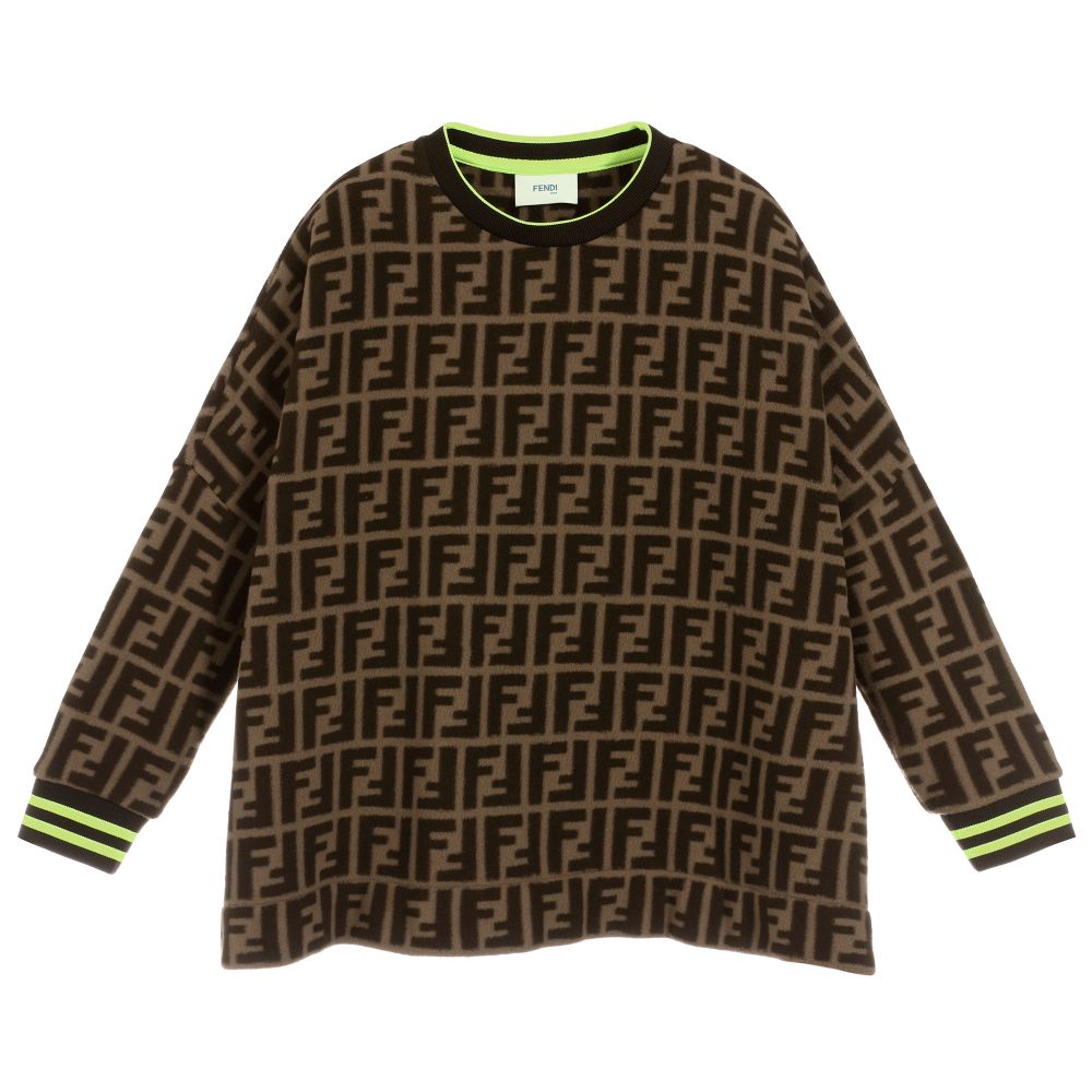 Girls Brown Logo Sweatshirt