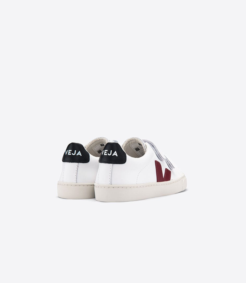 Baby Boys & Girls White "Esplar" Velcro Leather Shoes