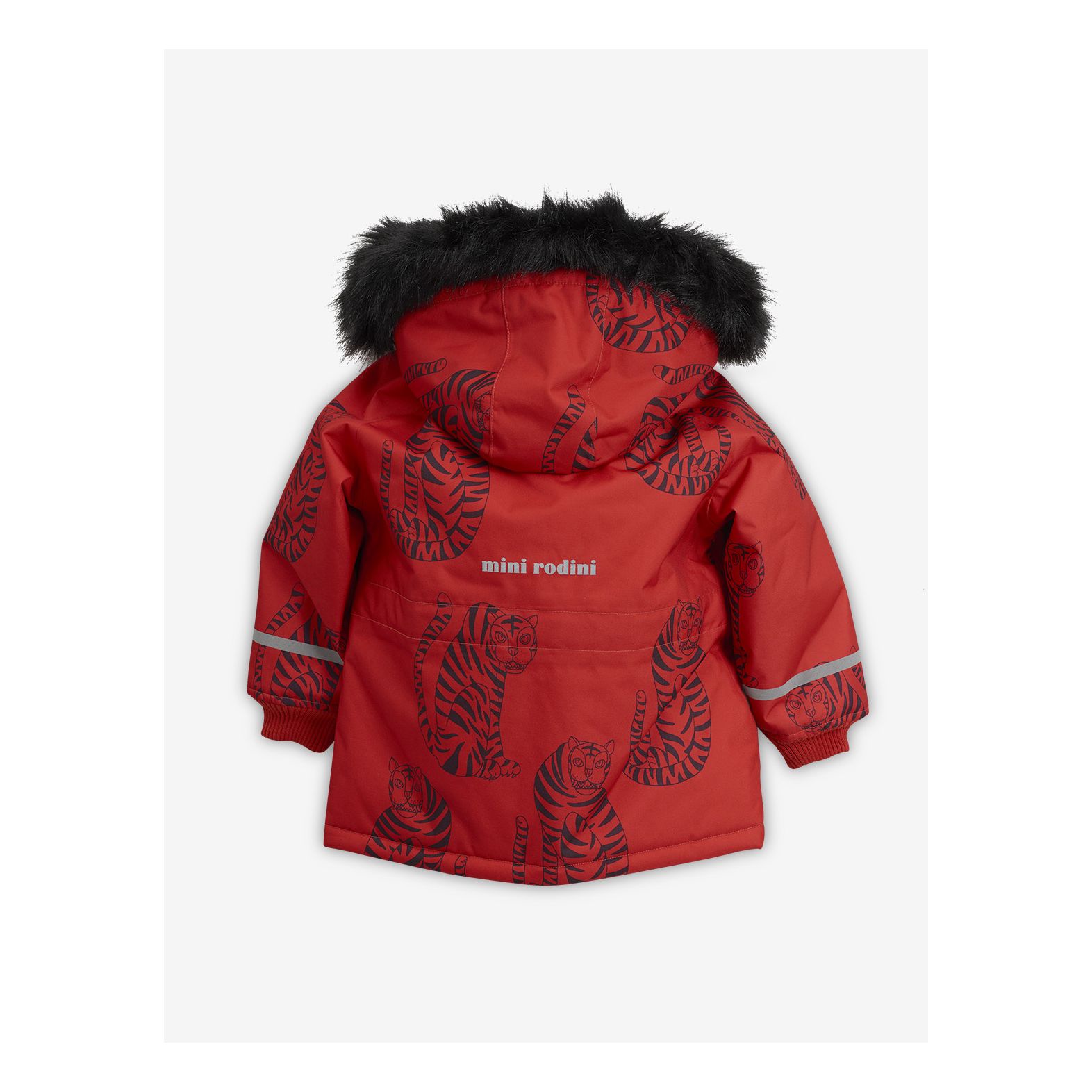 Boys & Girls Red Tiger Hooded Jacket