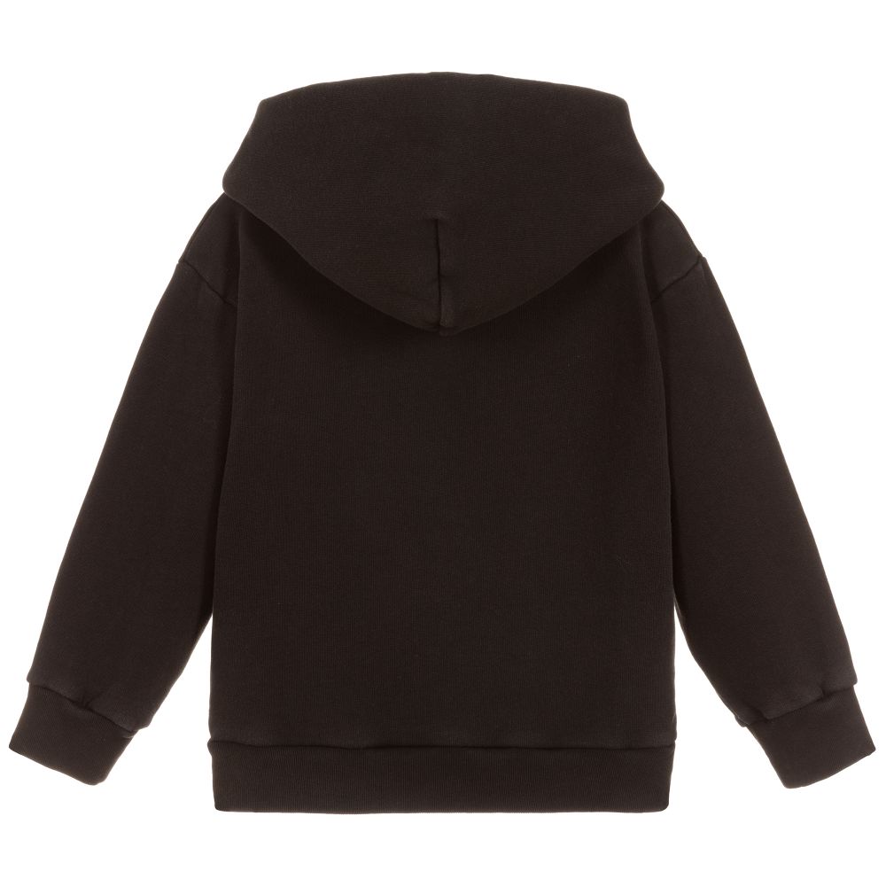 Boys & Girls Black Cotton Sweatshirt