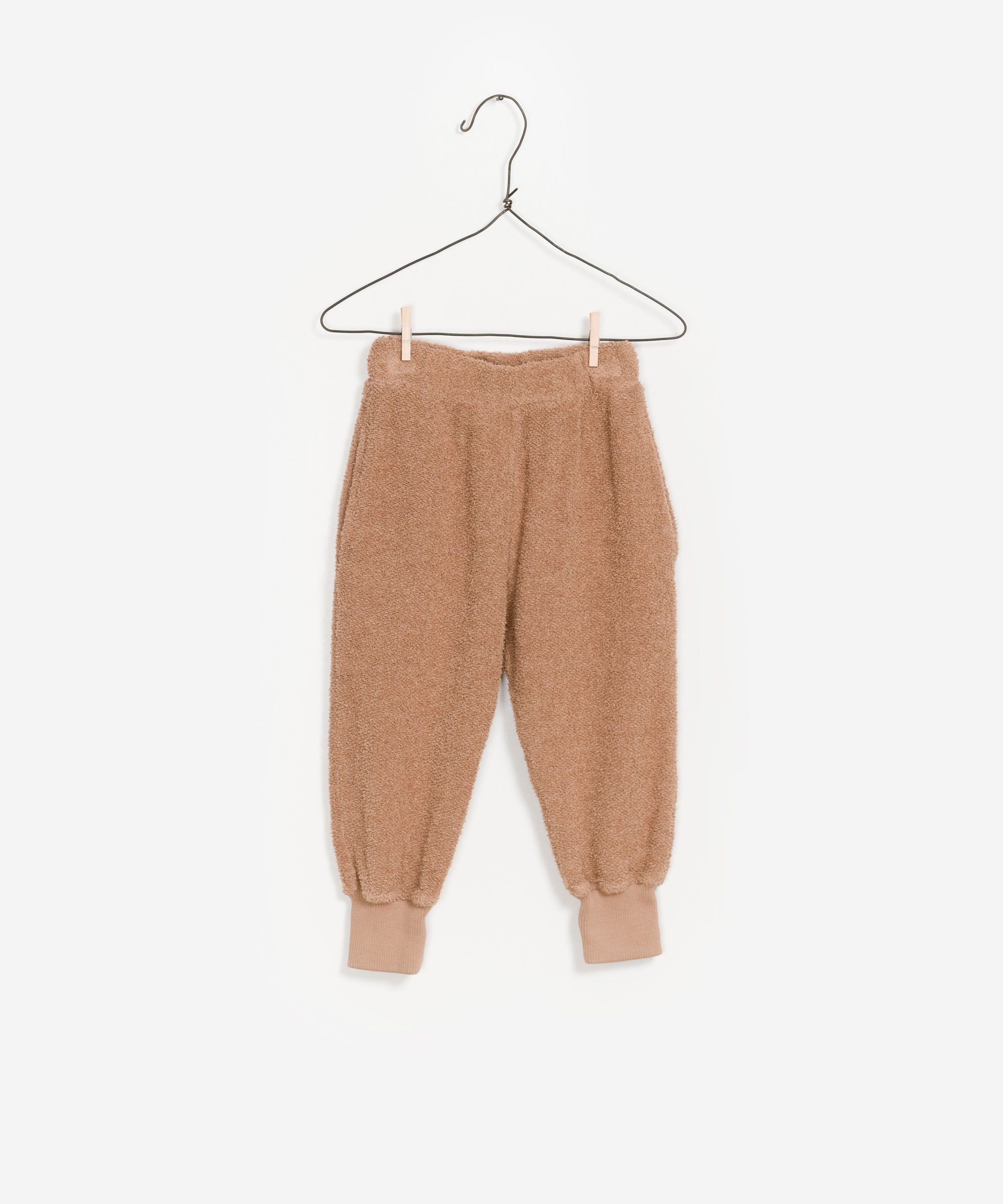 Boys Coffee Cotton Trousers