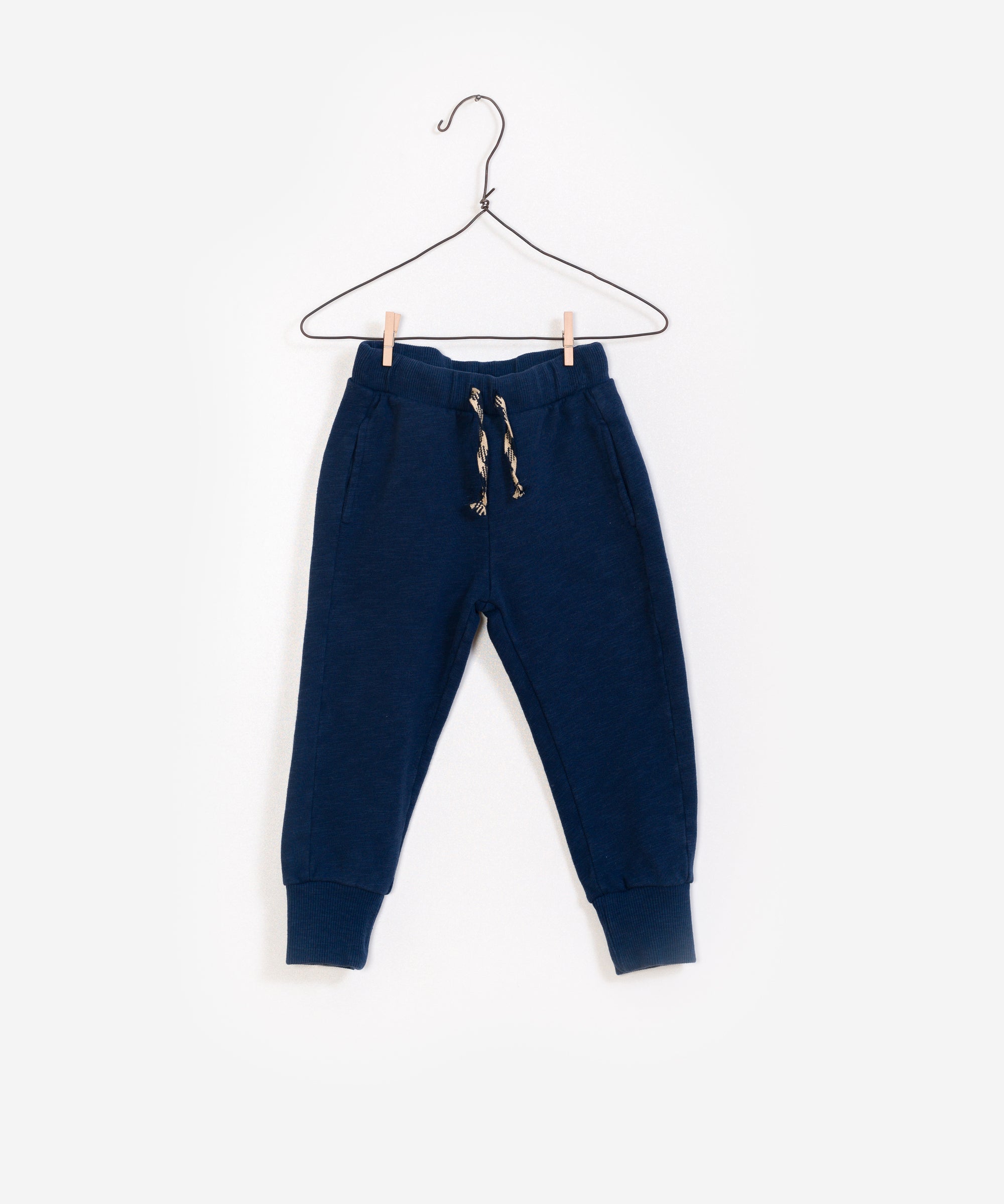 Boys Blue Cotton Trousers