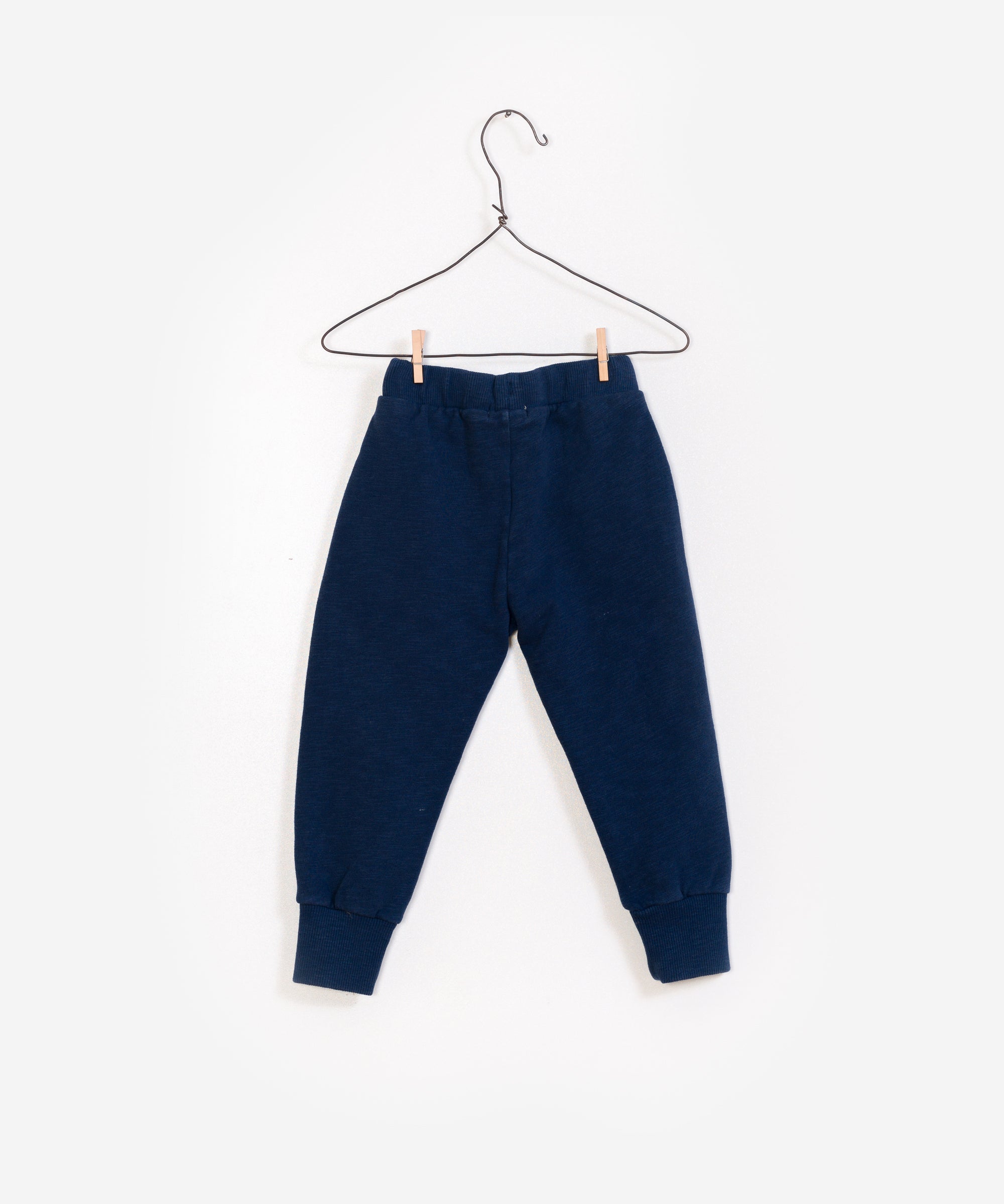 Boys Blue Cotton Trousers