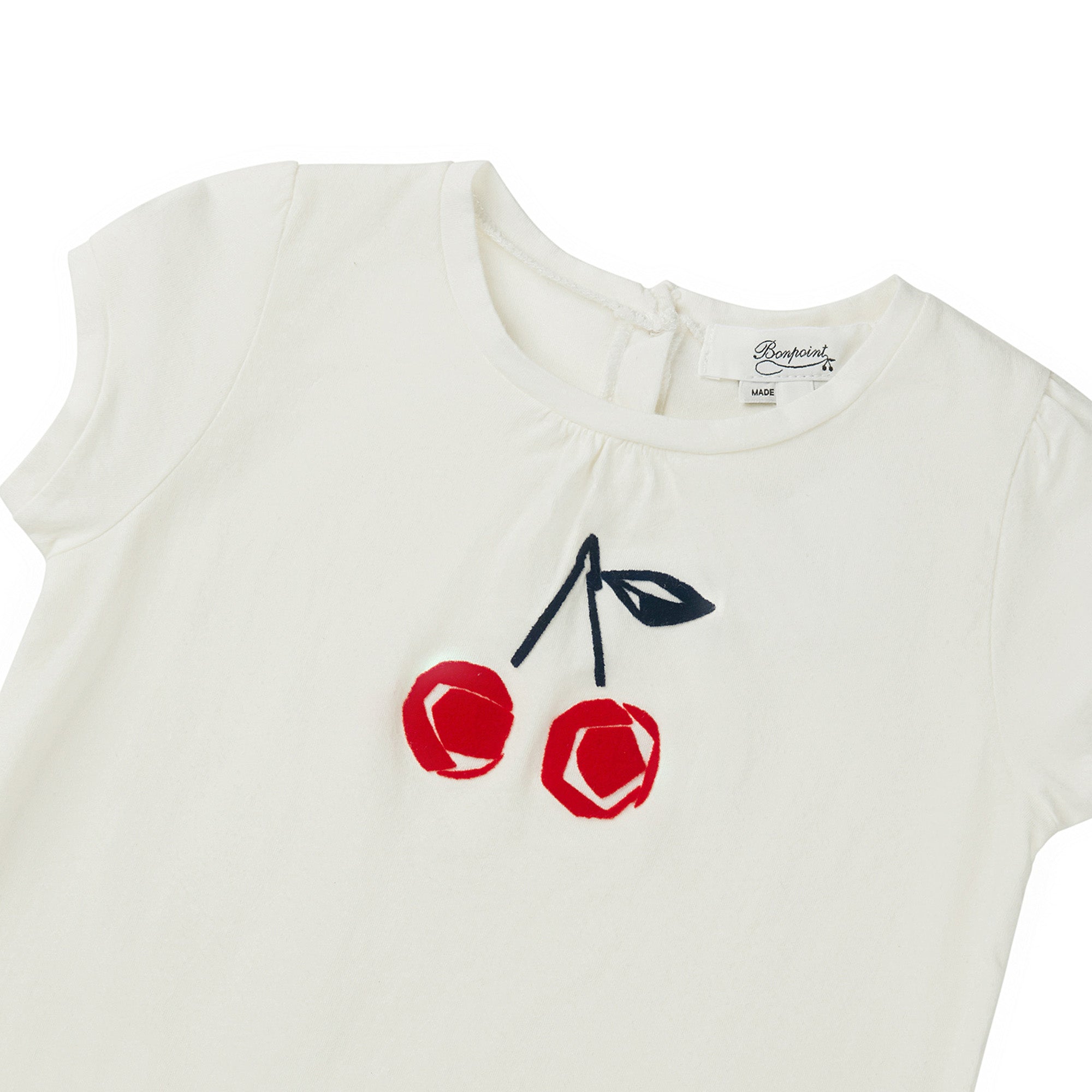 女小童白色Logo短袖