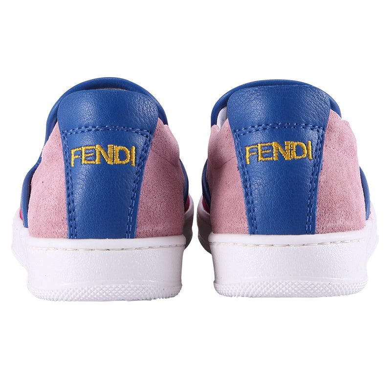 Girls Red 'Monster' Surface Leather Trainers - CÉMAROSE | Children's Fashion Store - 3