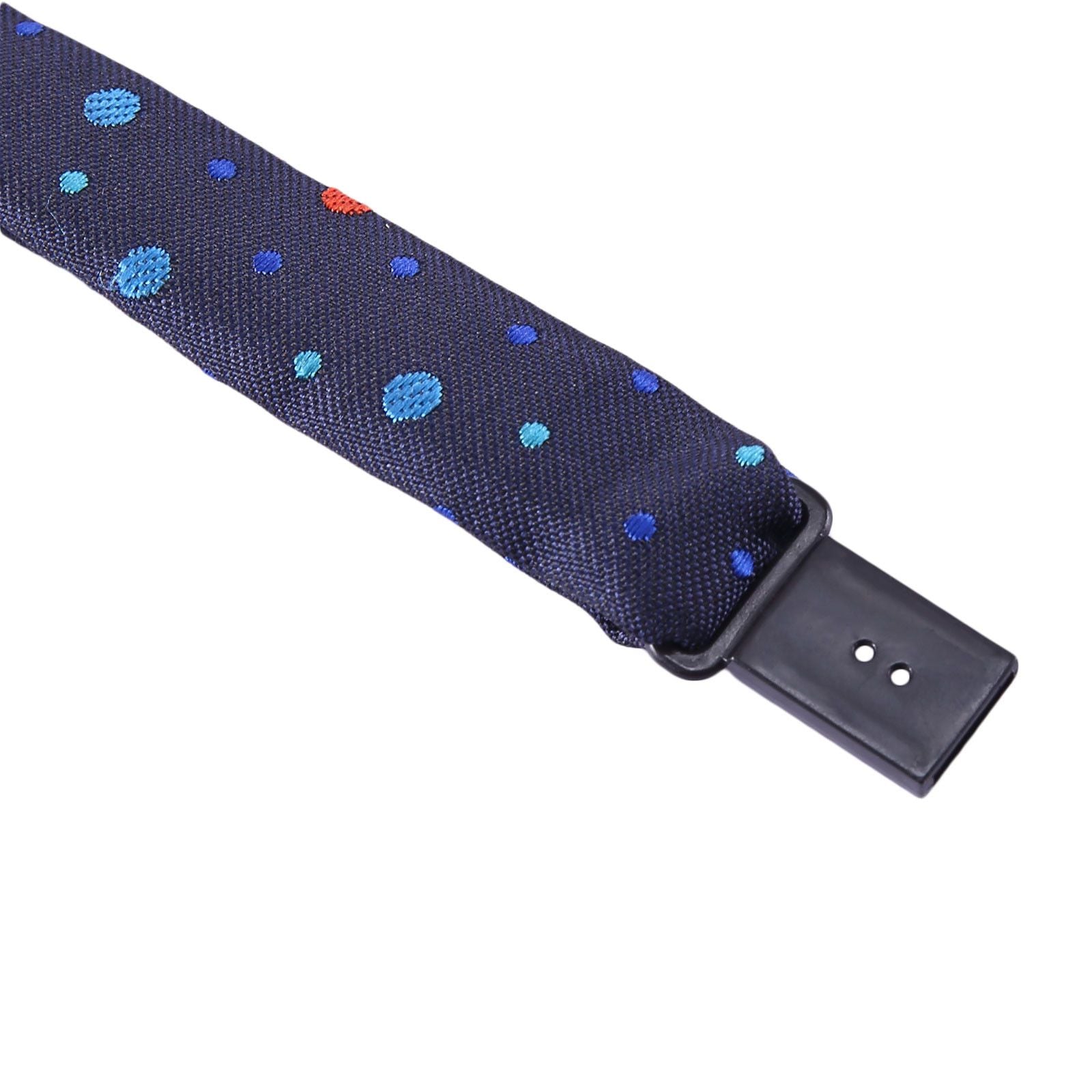 Boys Navy Blue Bow Ties With Colorful Spot Trims - CÉMAROSE | Children's Fashion Store - 3