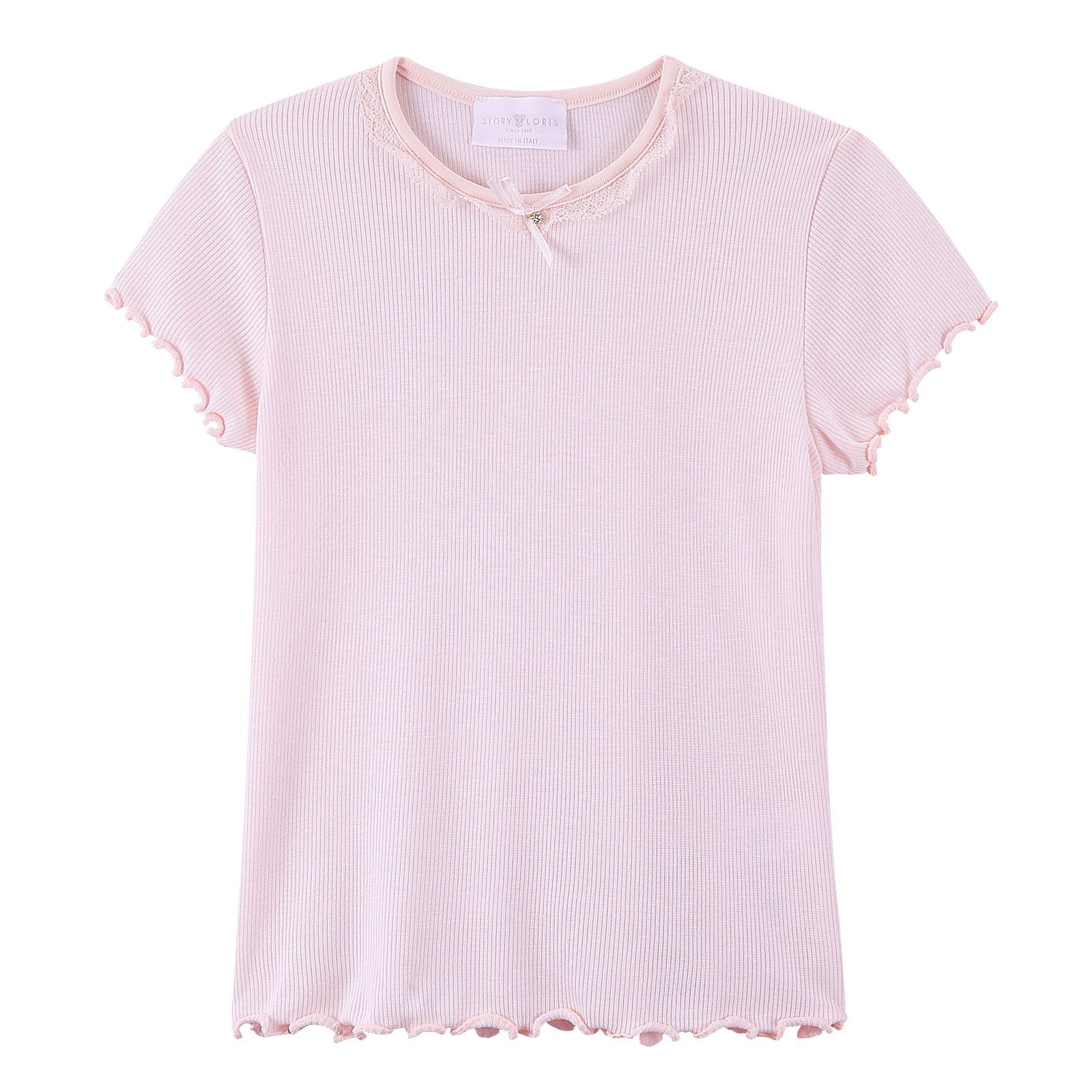 Girls Light Pink Top&Bottom  Pyjama - CÉMAROSE | Children's Fashion Store - 3