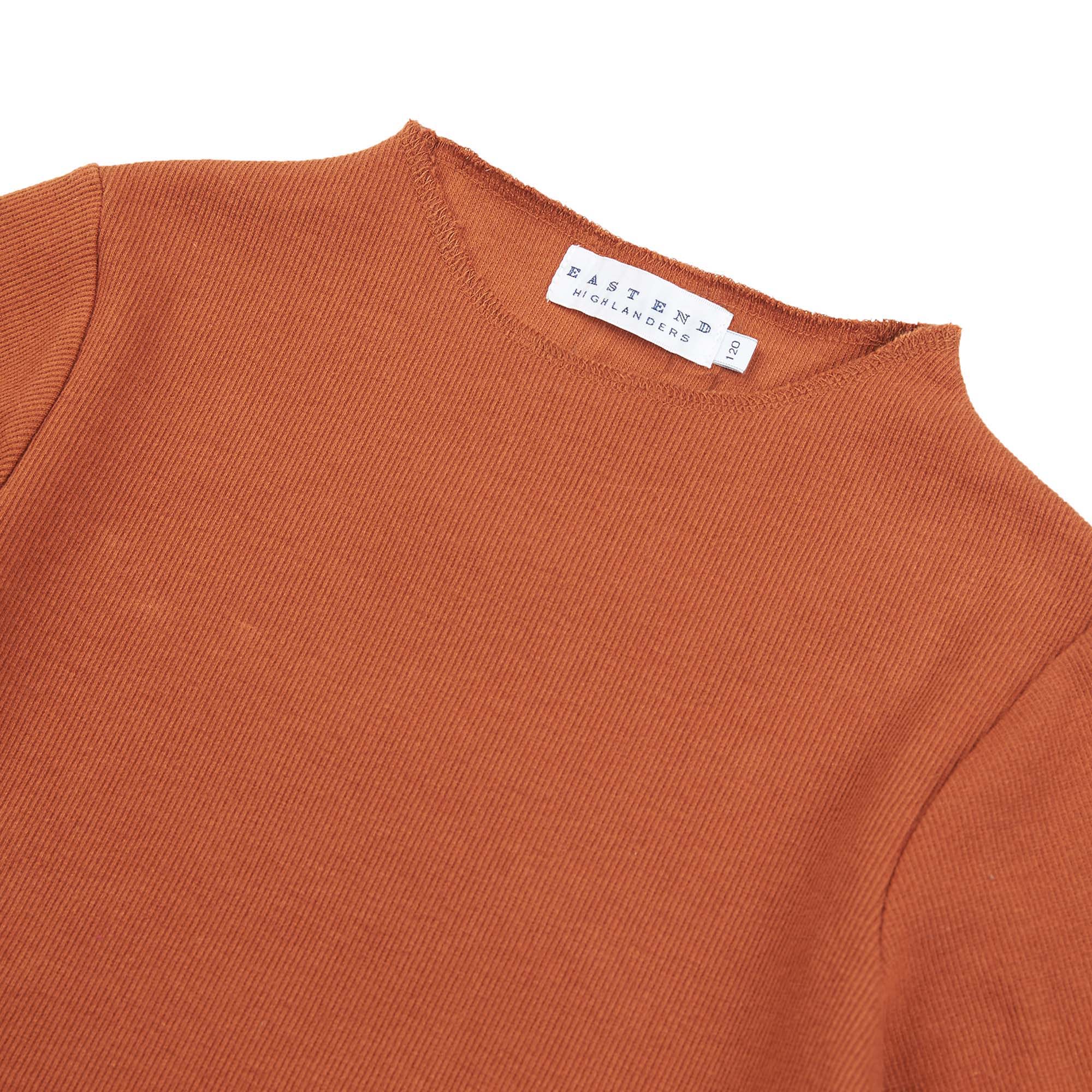 Girls Caramel Cotton Top