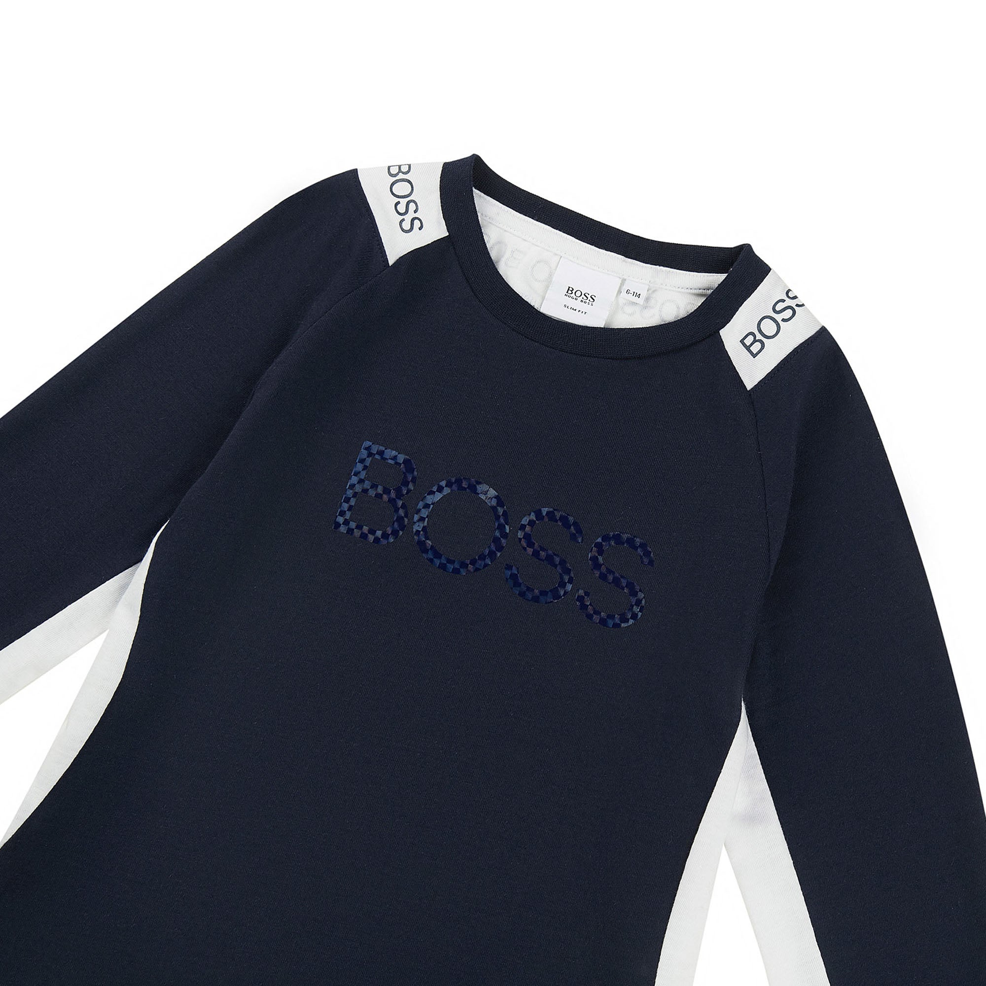 Boys Blue Logo Top