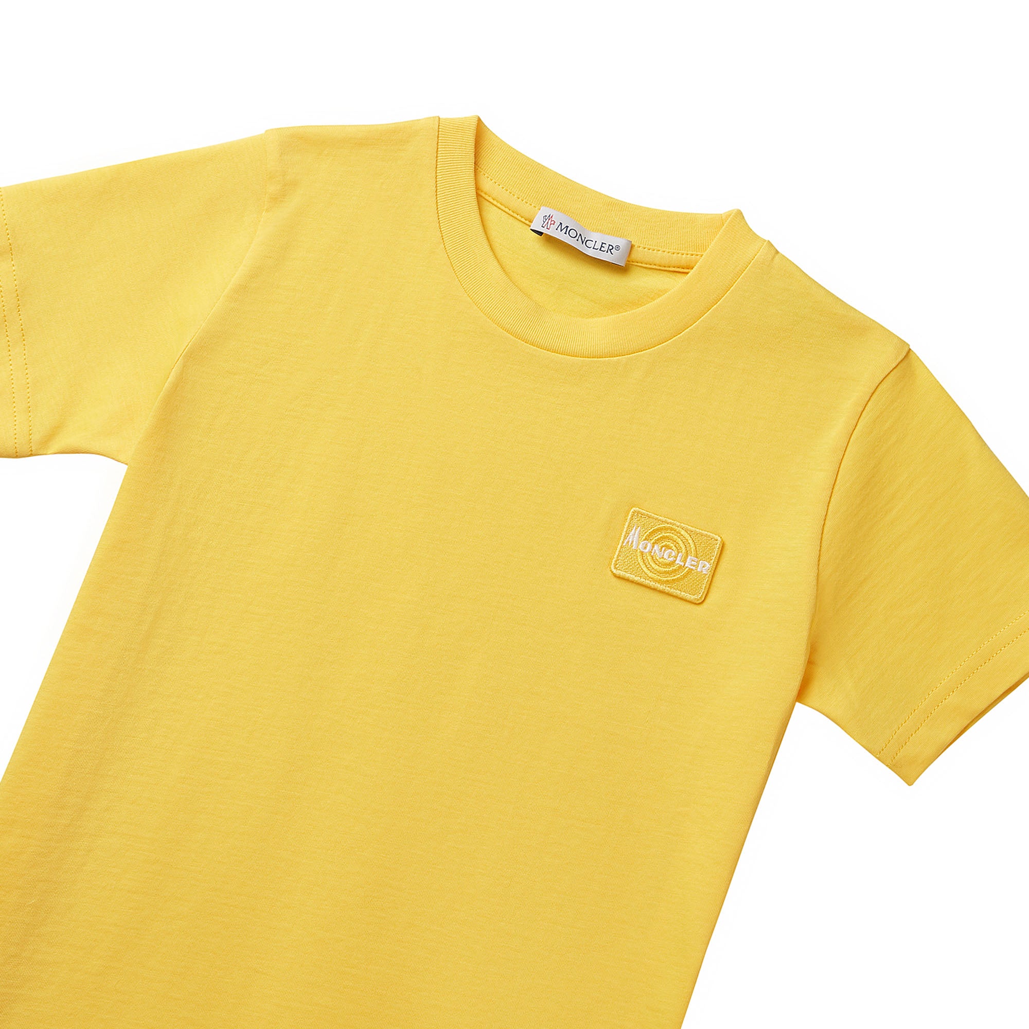 Boys Bright Yellow Cotton T-shirt