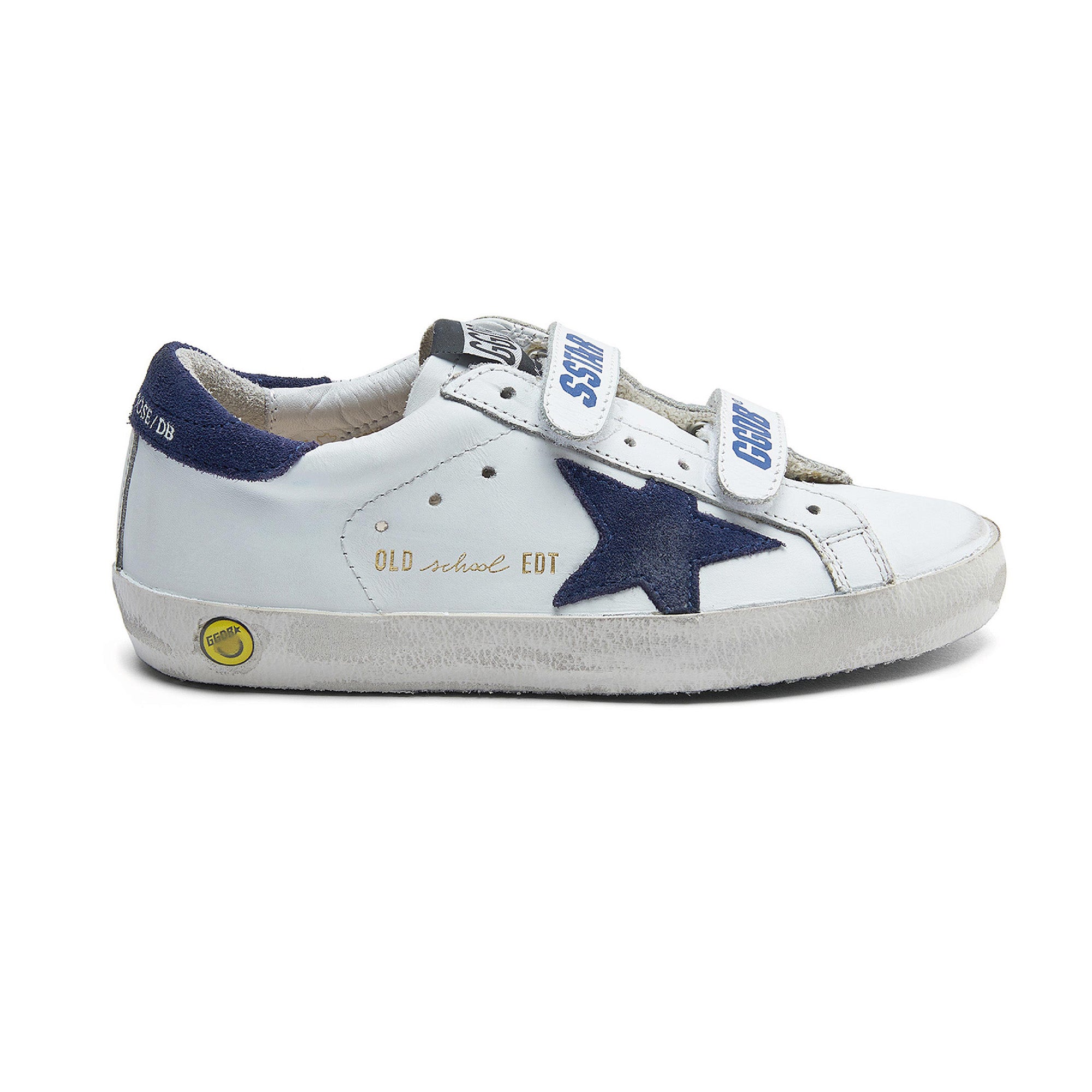 Baby Boys & Girls White Star Leather Shoes