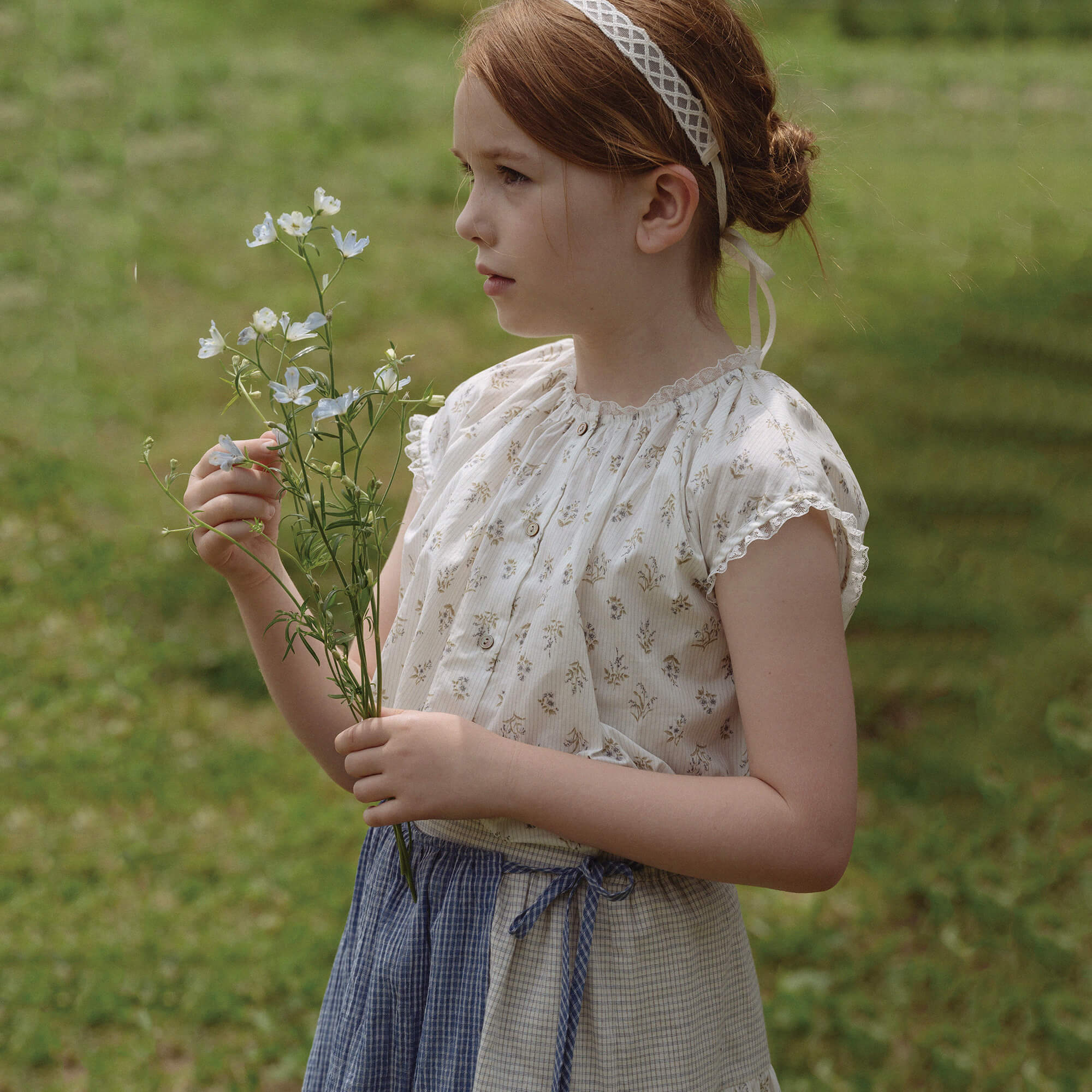 Girls White Lace Hairband