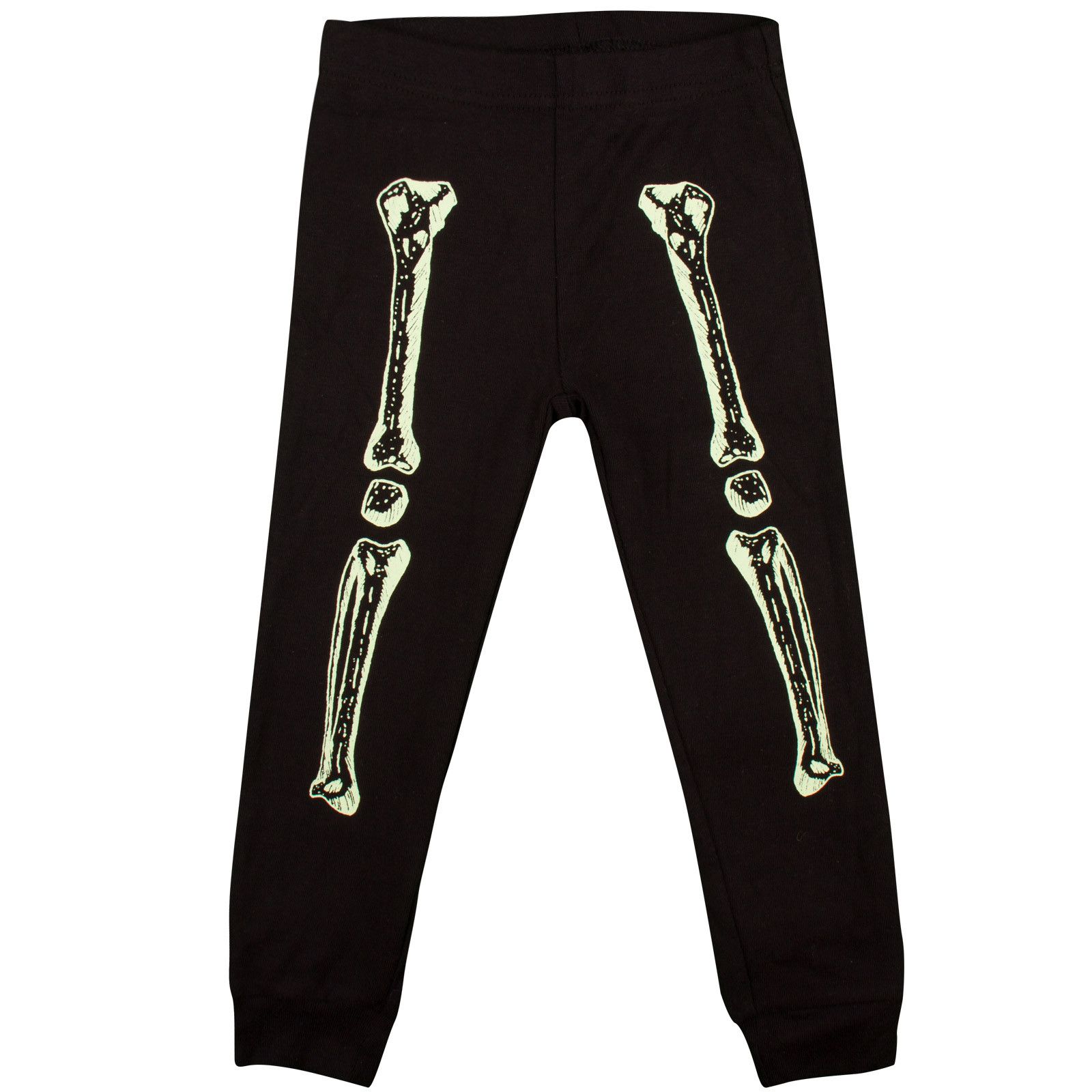 Louie Boys Black Glow-in-the Dark Skeleton Printed Cotton  Pyjama - CÉMAROSE | Children's Fashion Store - 3
