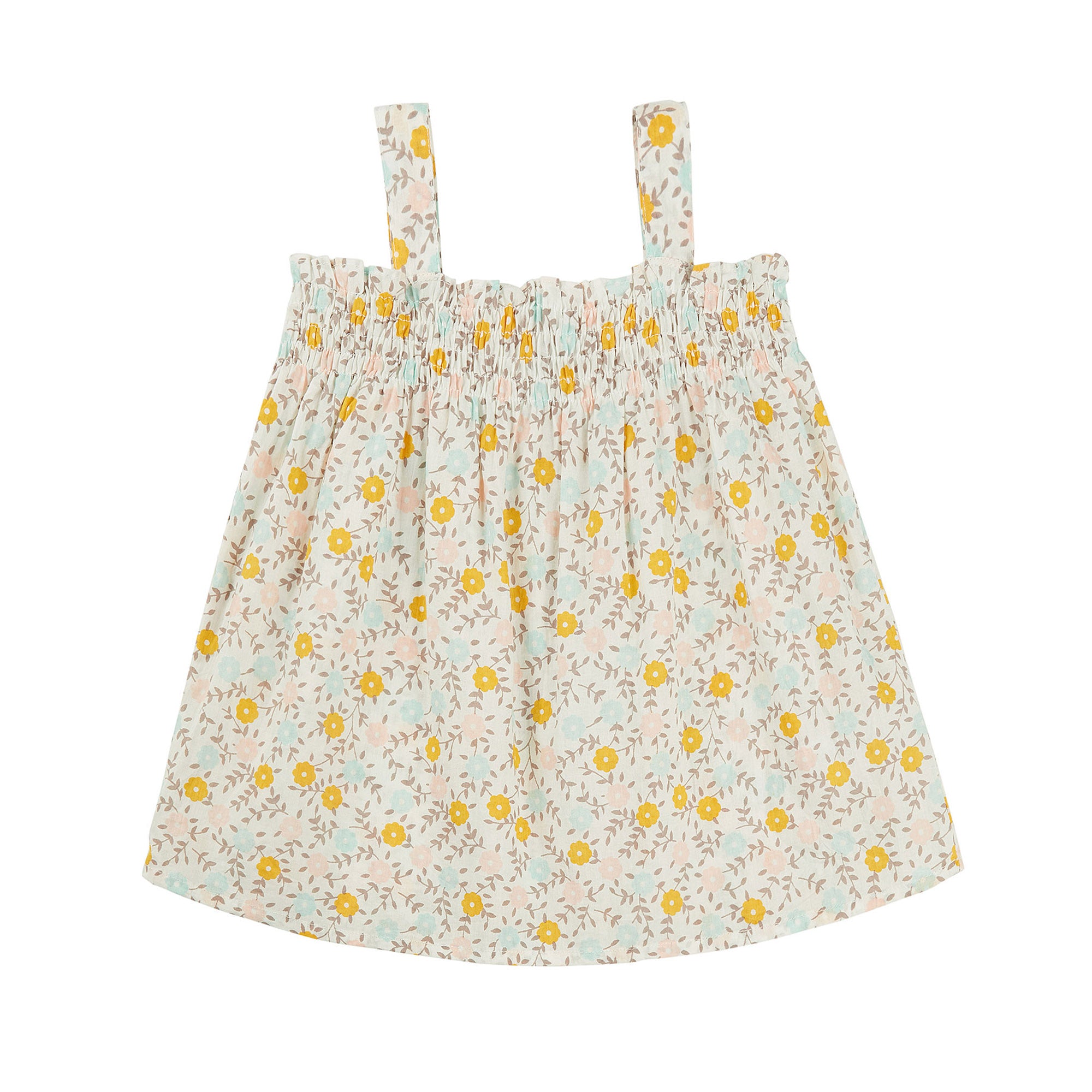 Baby Girls Flowers Cotton Set