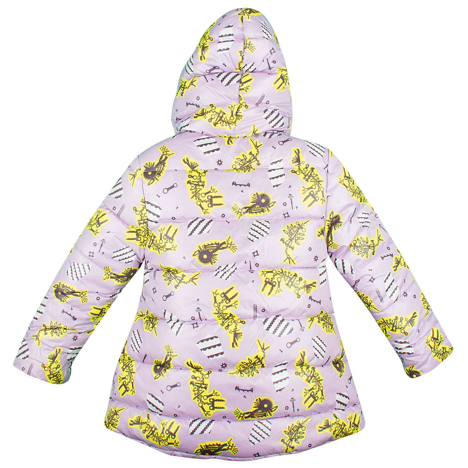 Baby Girls Lavender Monster Reversible Jacket  With Synthetic Fur Trims - CÉMAROSE | Children's Fashion Store - 3