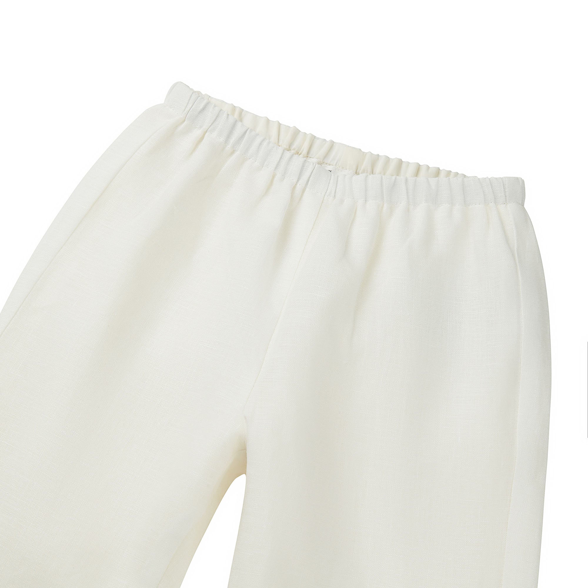 女小童白色裤子