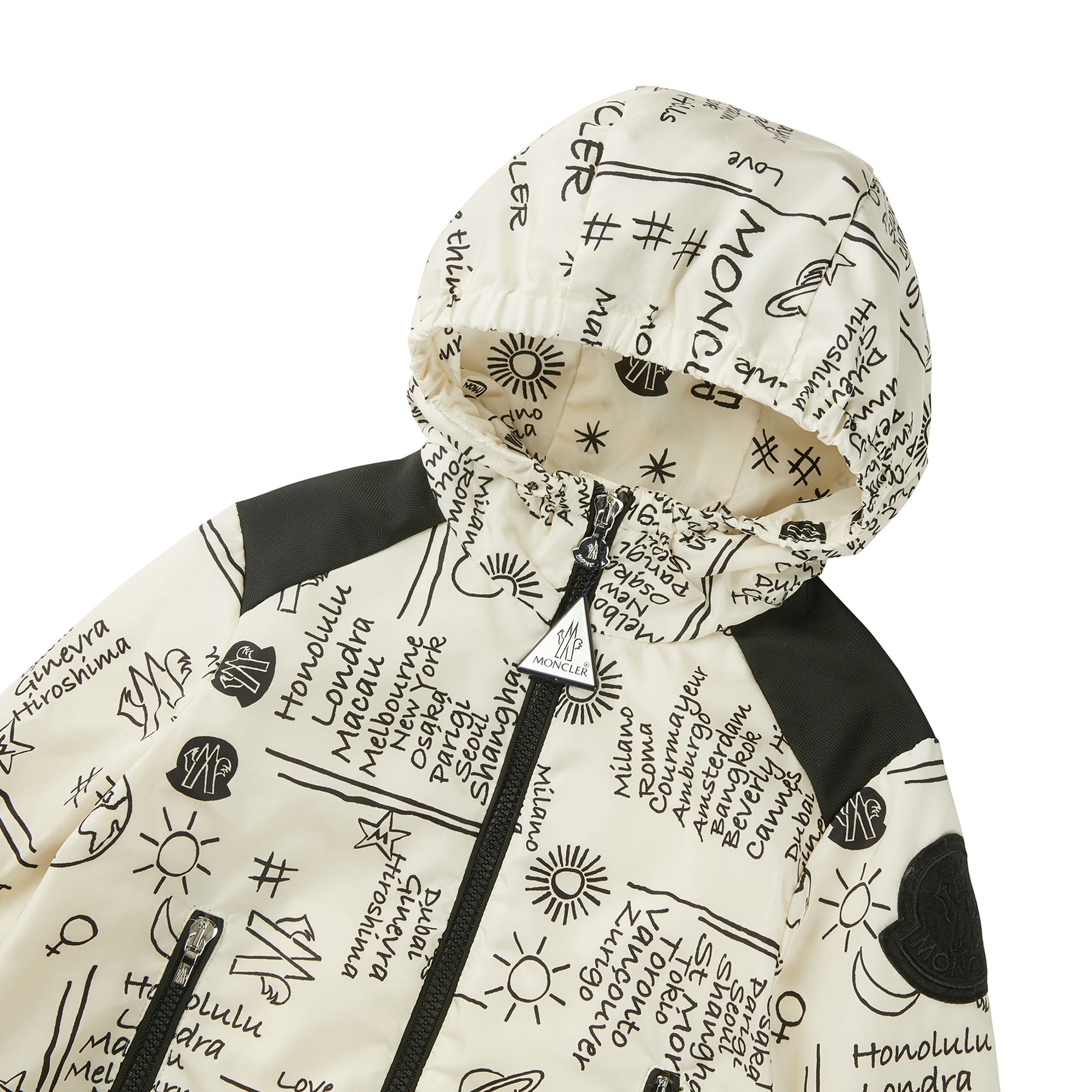 Girls White Logo Jacket