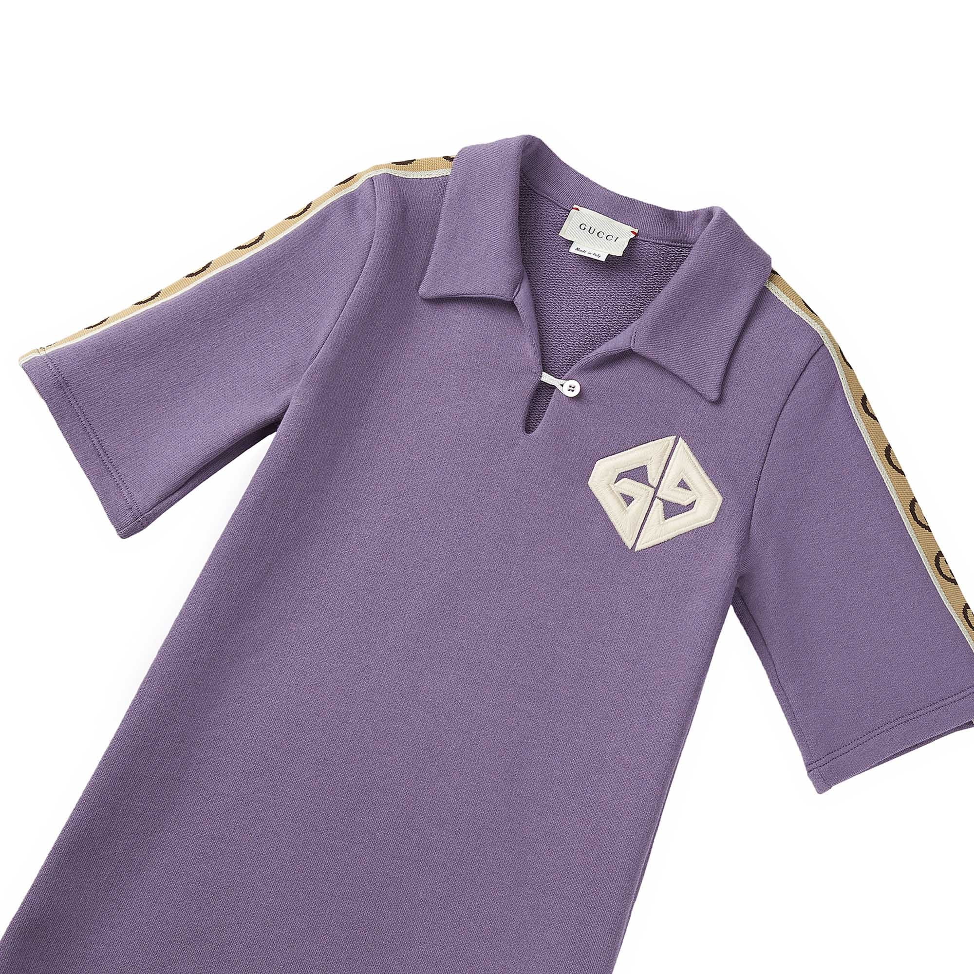 Girls Purple Cotton Dress