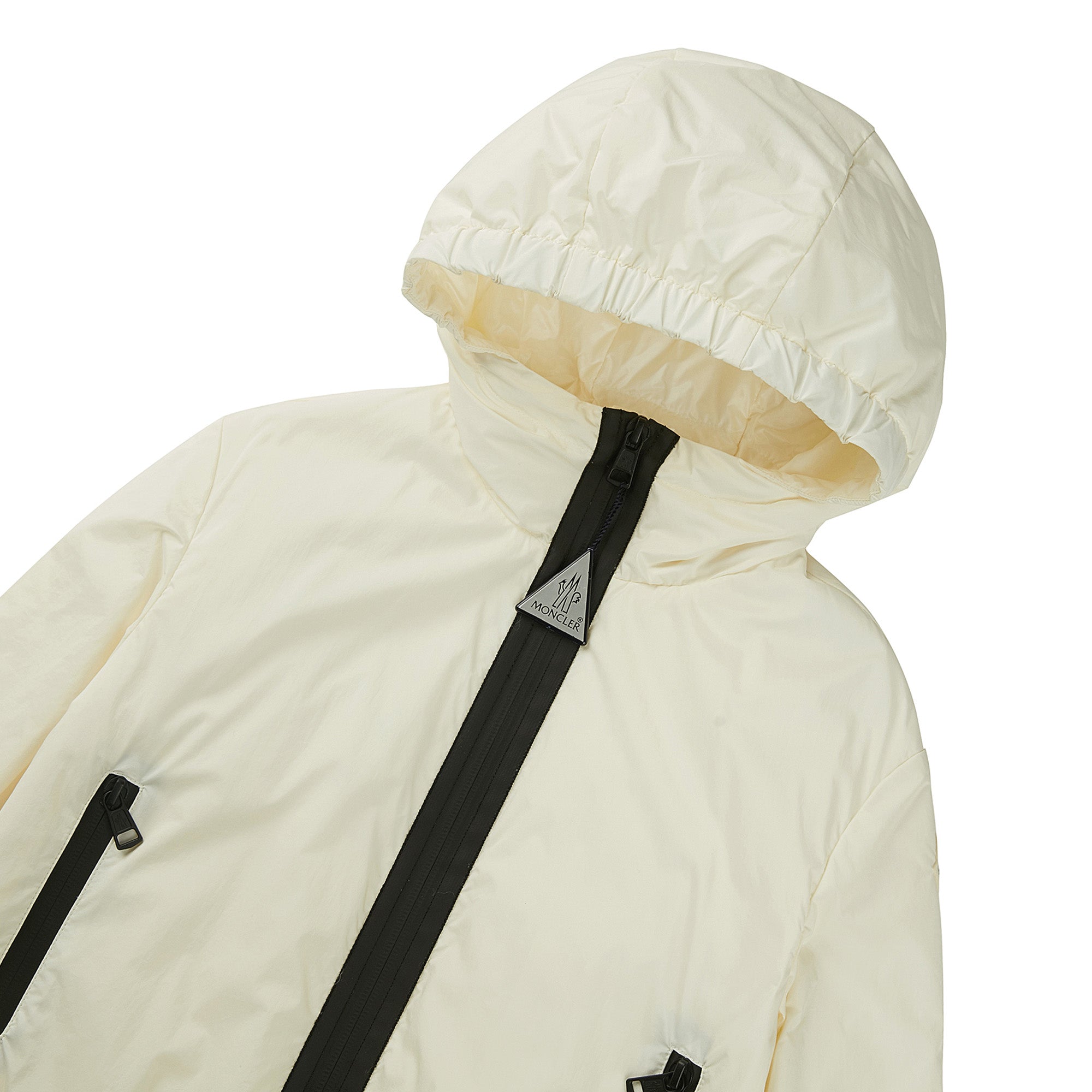 Girls White Down padded Hooded Jacket