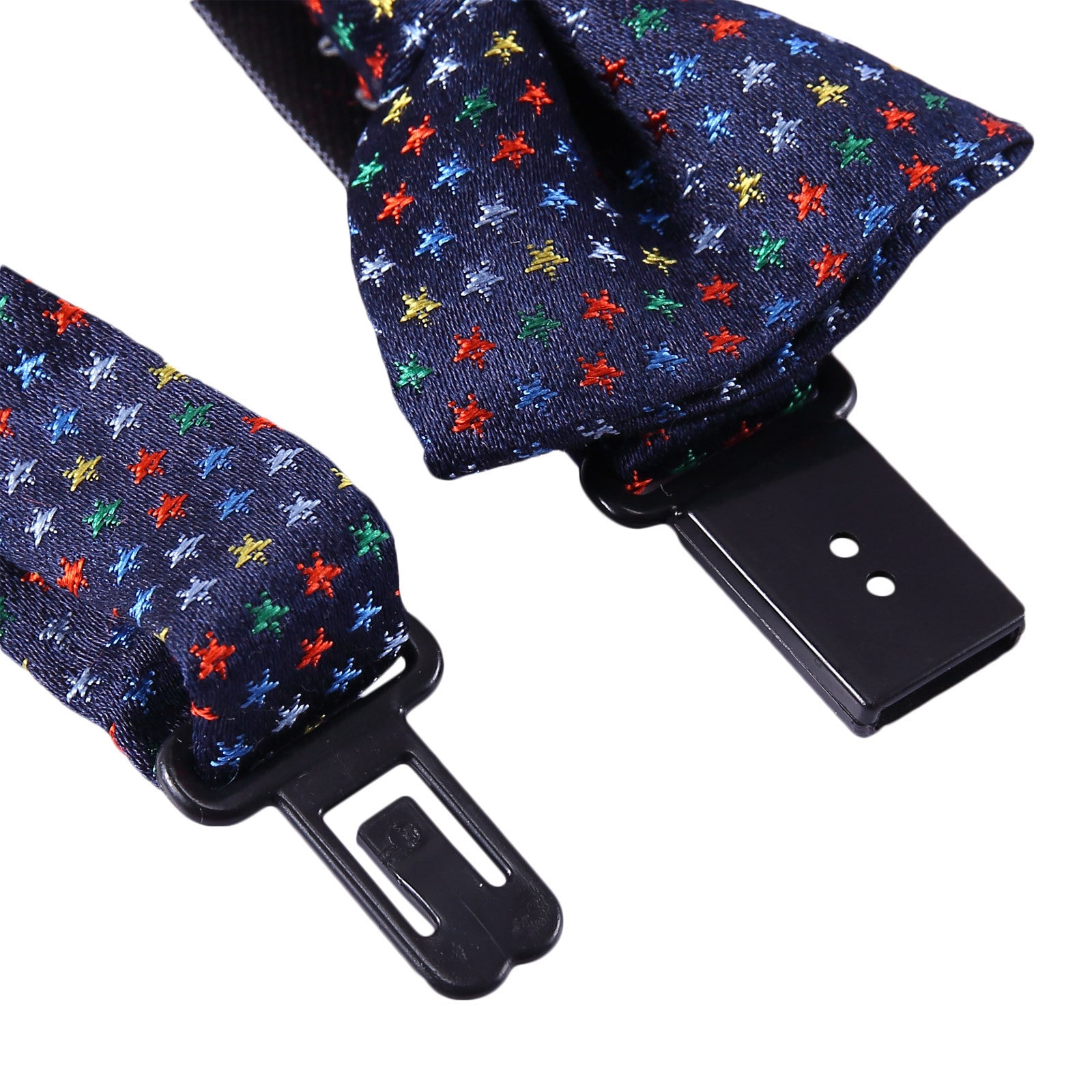 Baby Boys Navy Blue Silk Bow Ties With Colorful Spot Trims - CÉMAROSE | Children's Fashion Store - 3