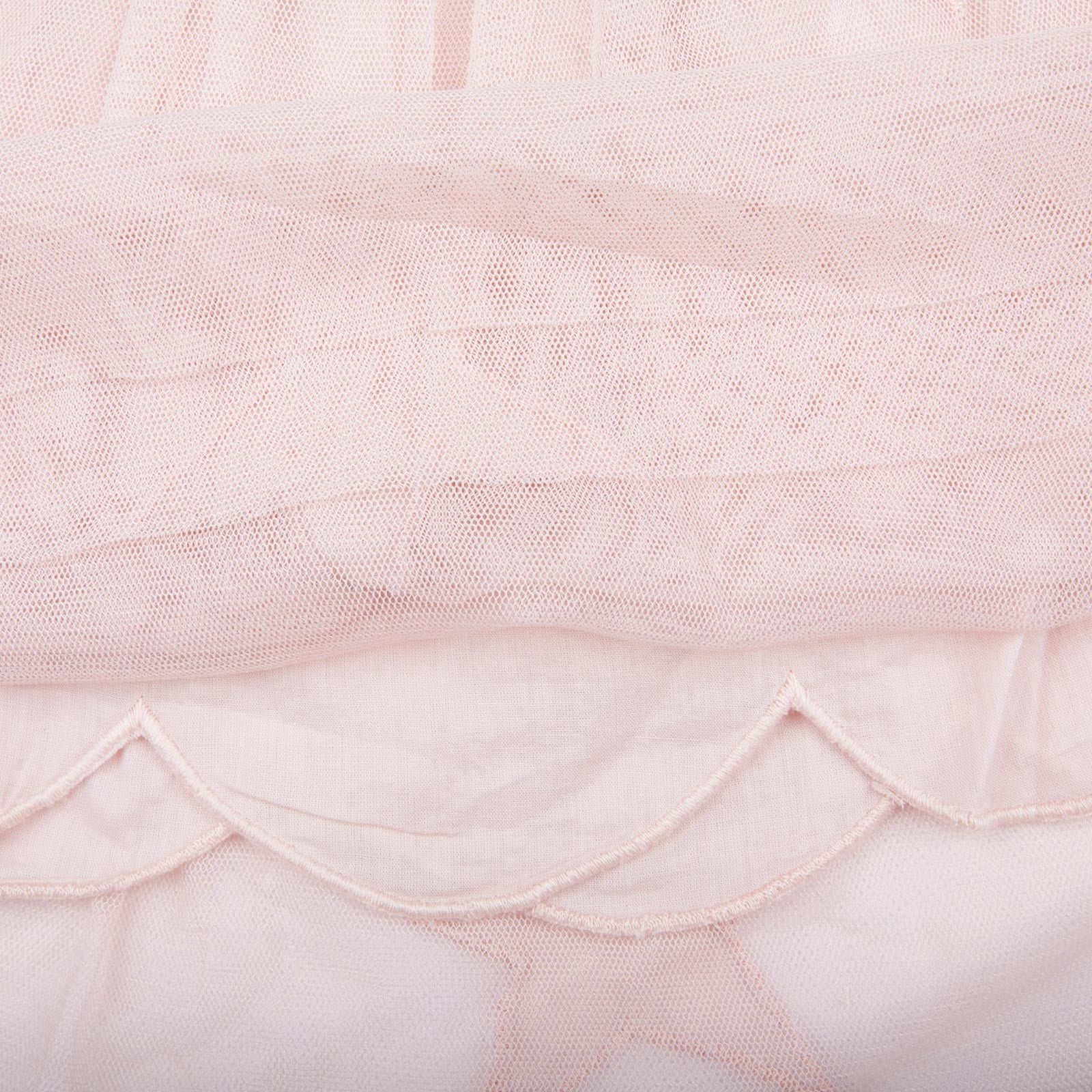 Amalie Girls Pink Stars Embroidered Skirt - CÉMAROSE | Children's Fashion Store - 3
