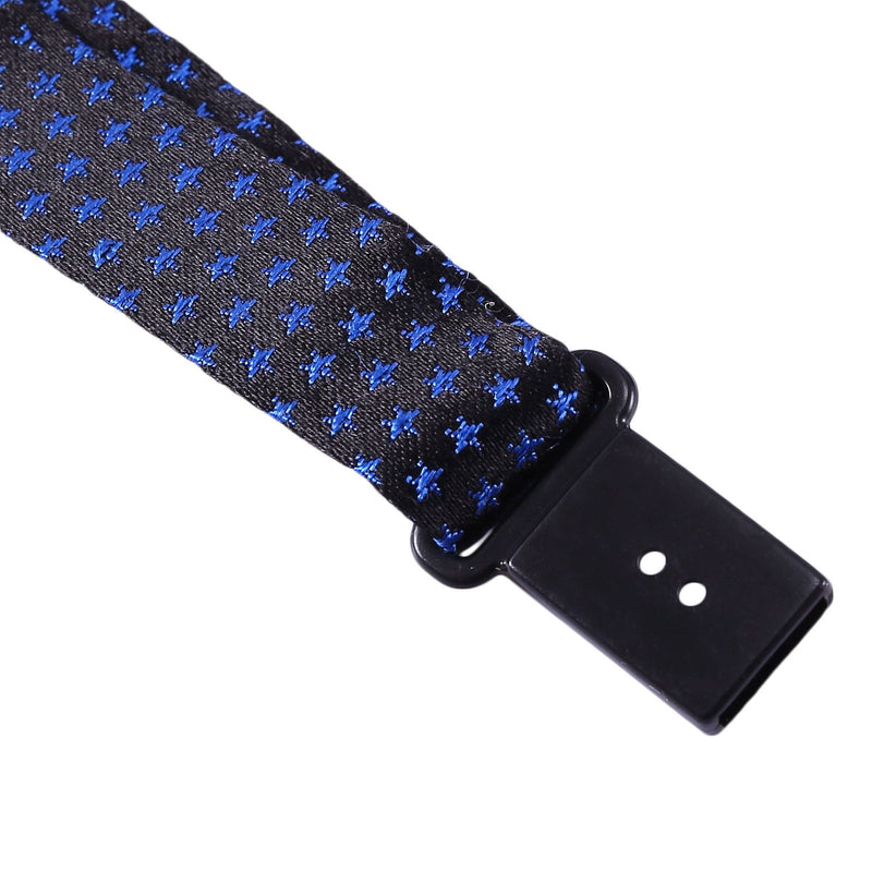 Boys Navy Blue Bow Ties With Star Print Trims - CÉMAROSE | Children's Fashion Store - 3