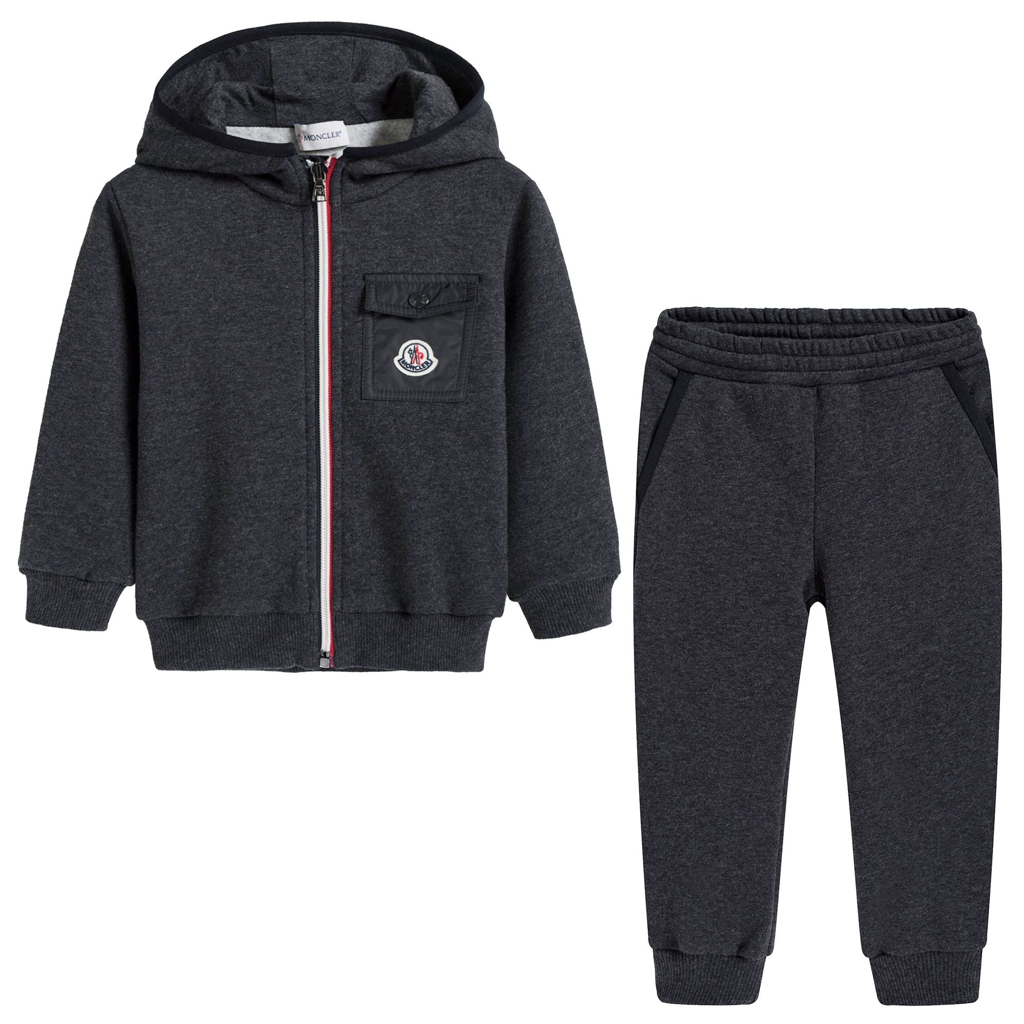 Baby Boys Dark Grey Logo Tracksuit