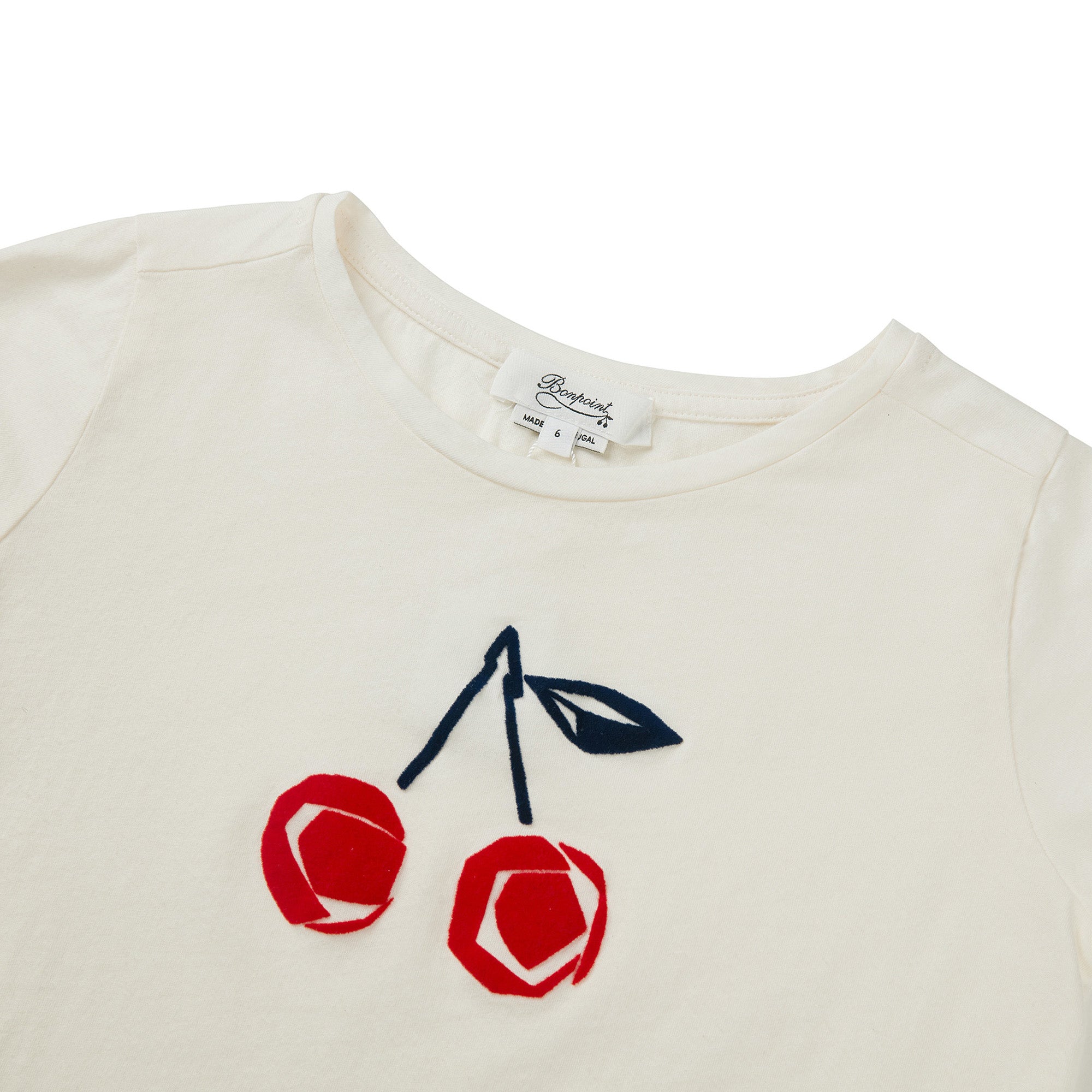 女童白色Logo短袖