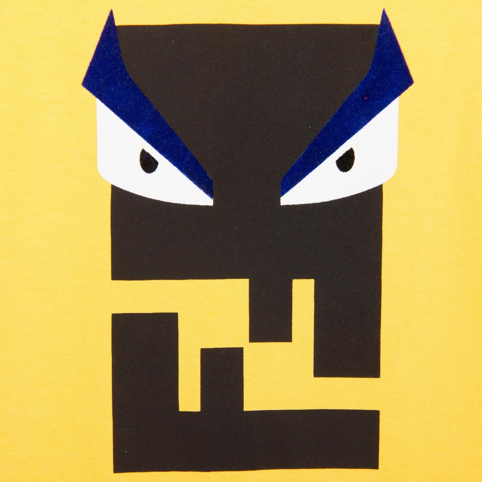 Boys Yellow Printed Monster Cotton T-Shirt - CÉMAROSE | Children's Fashion Store - 3