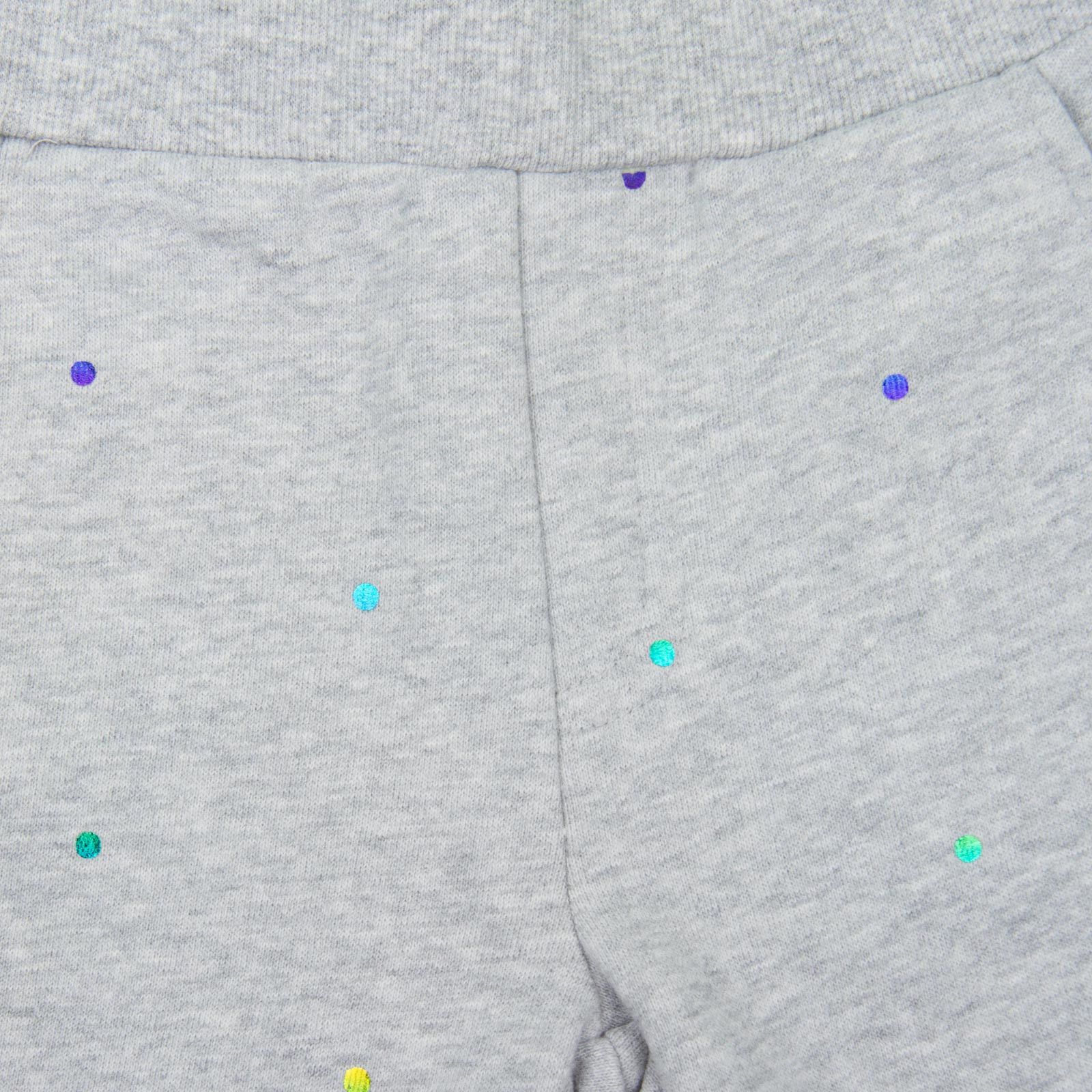 Zoey Girls Grey Rainbow Studs Trousers With Zips At The Ankles - CÉMAROSE | Children's Fashion Store - 3