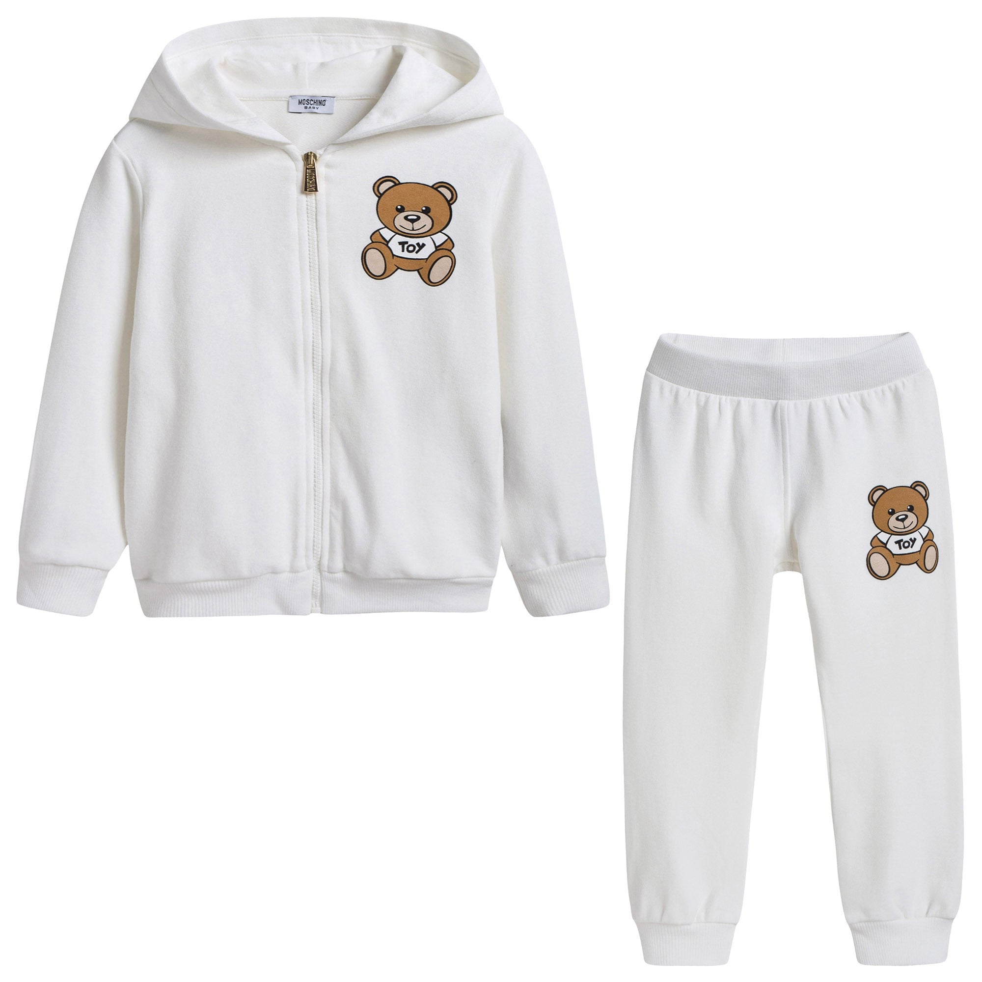 Baby Ivory Cotton Toy Tracksuit