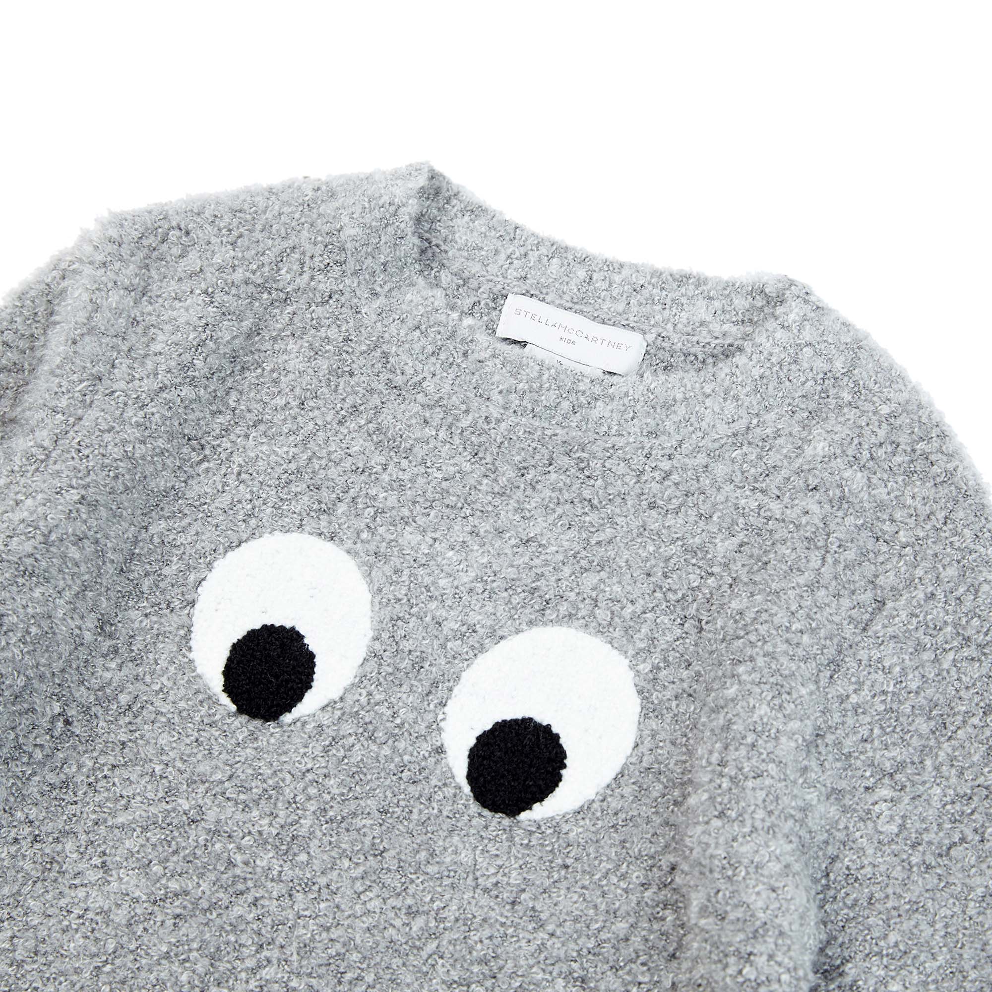 Girls Grey Eye Top