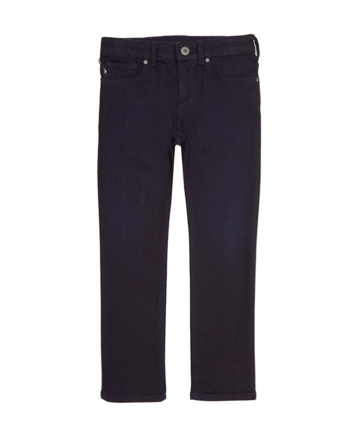 Boys Navy Denim Blue Trousers