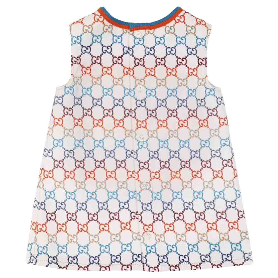 Baby Girls White GG Logo Dress