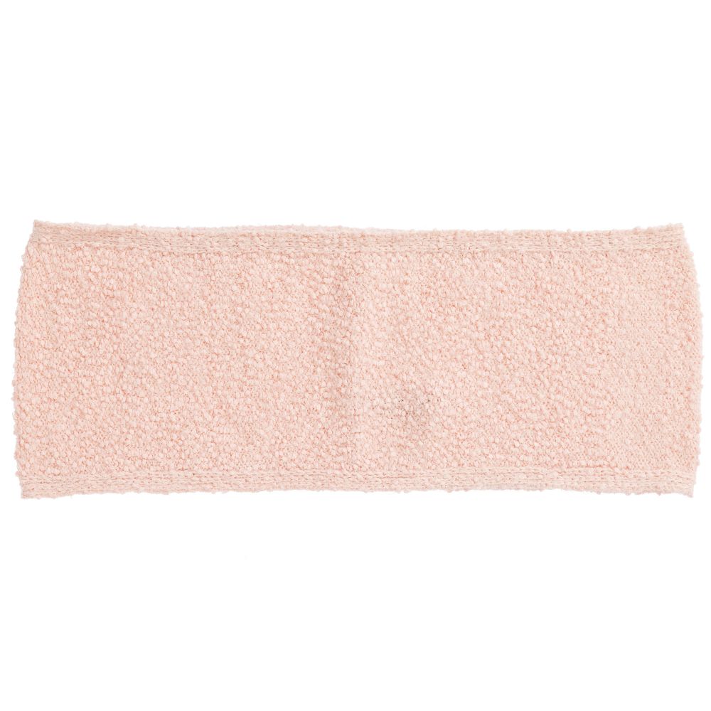 Girls Pink Knitted Hat & Snood Set